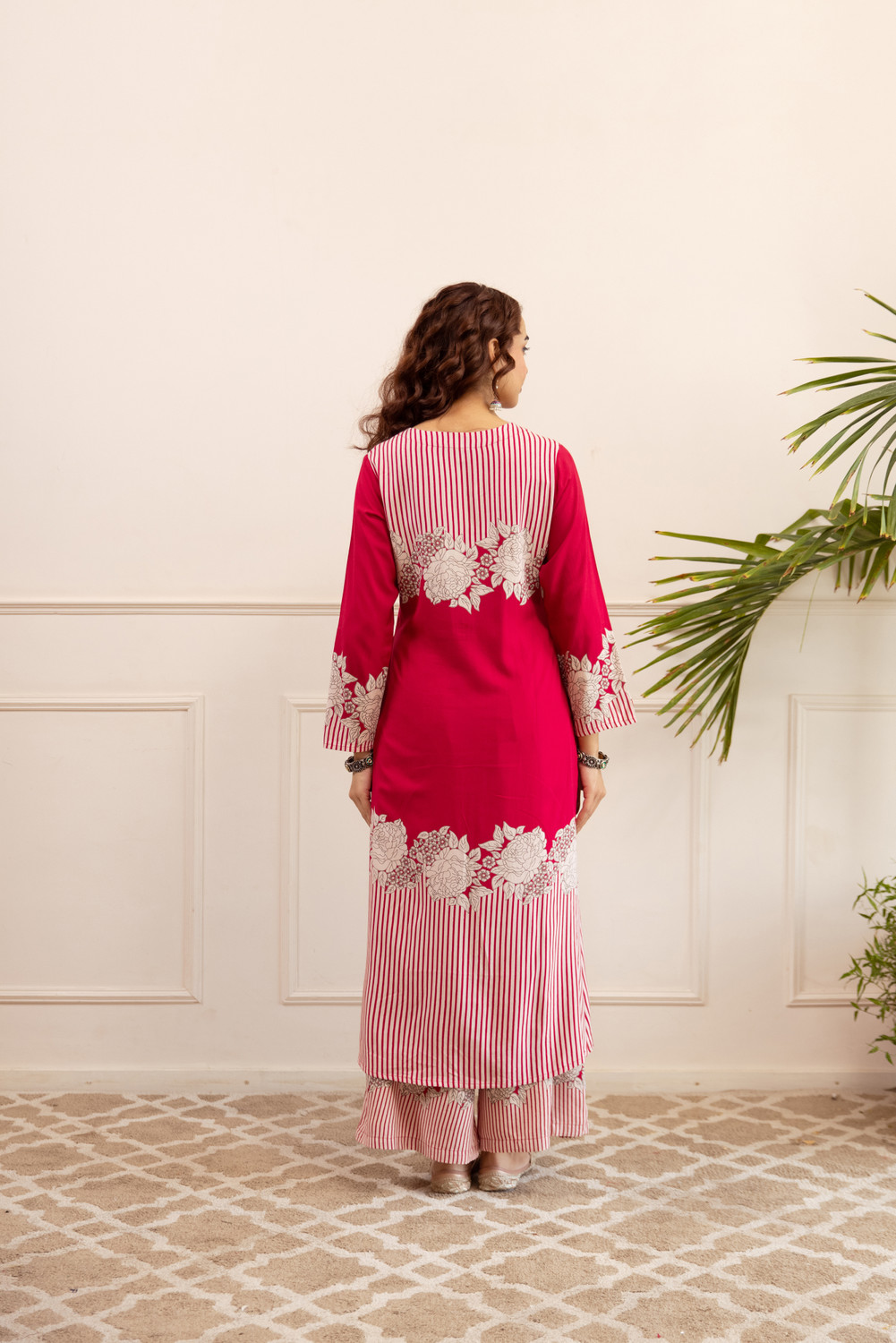 Image of Nehamta Women Kurta Palazzo Set