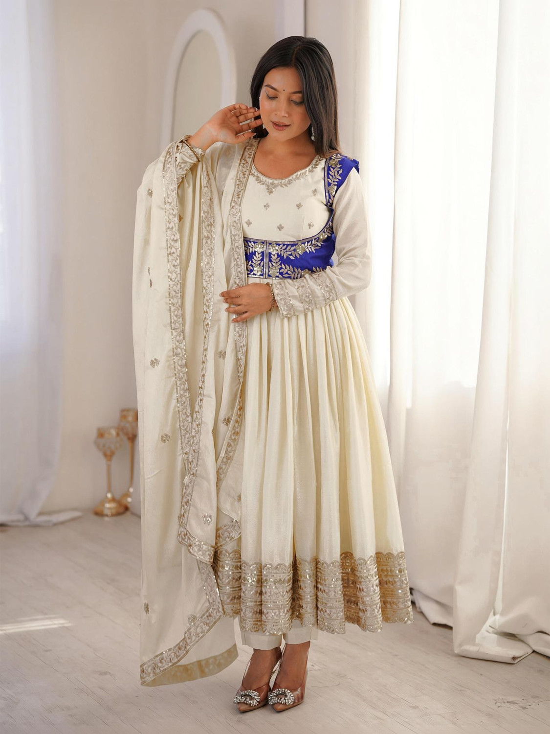 Trijal Fab Women Kurta Pant Dupatta Set