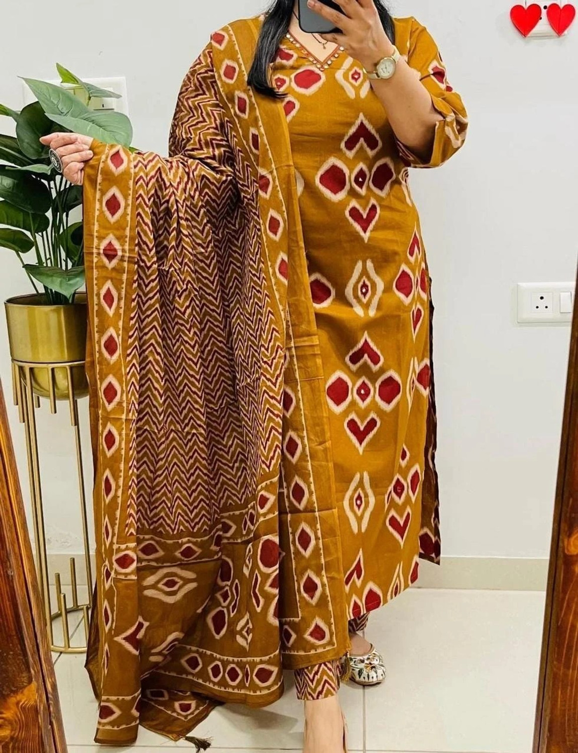 Image of Devastri Women Kurta Pant Dupatta Set