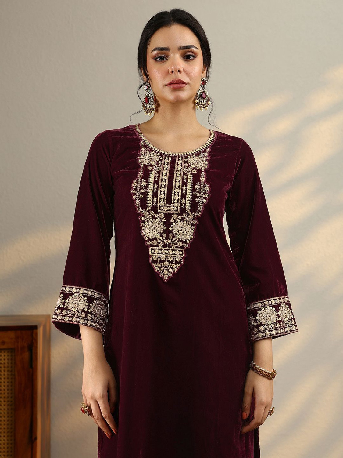 Image of LIBAS Women Kurta Pant Dupatta Set