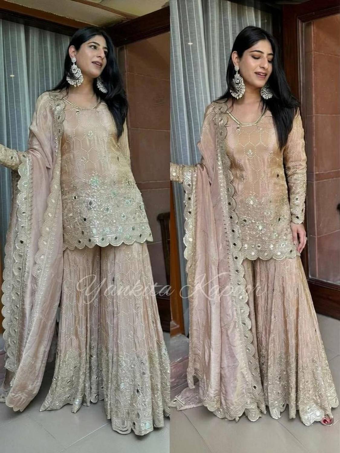 JOVTY Women Kurta Sharara Dupatta Set - Image 1