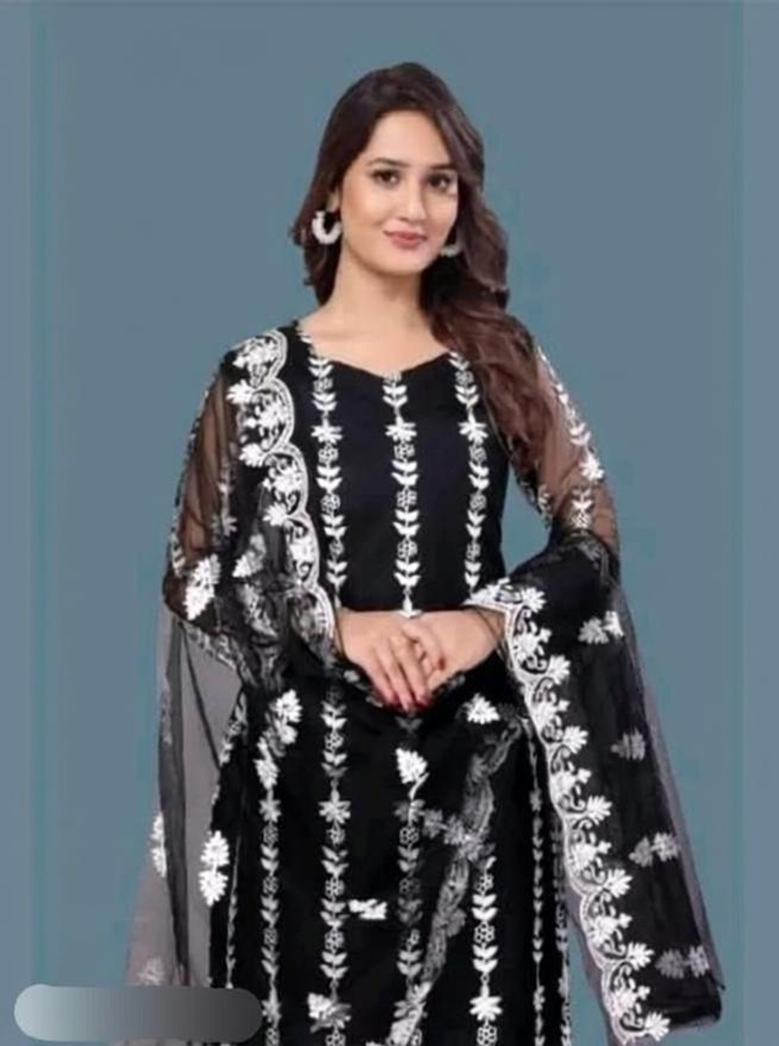 Image of padsala creation Embroidered Kurta, Salwar & Dupatta Set