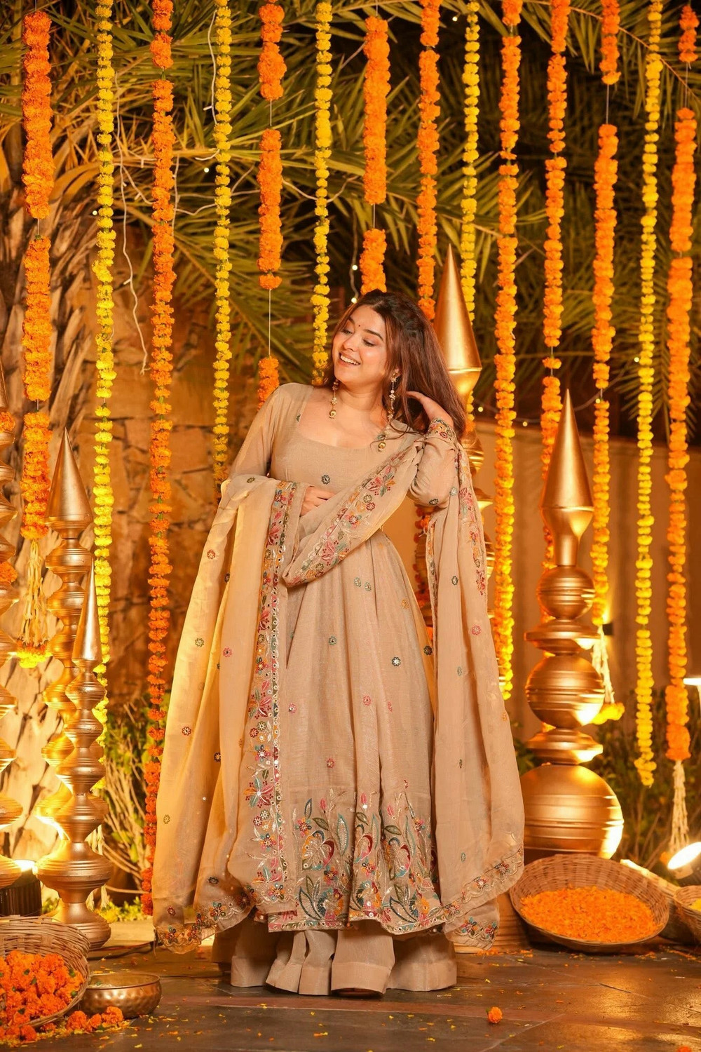 Image of Dresser Women Kurta Palazzo Dupatta Set