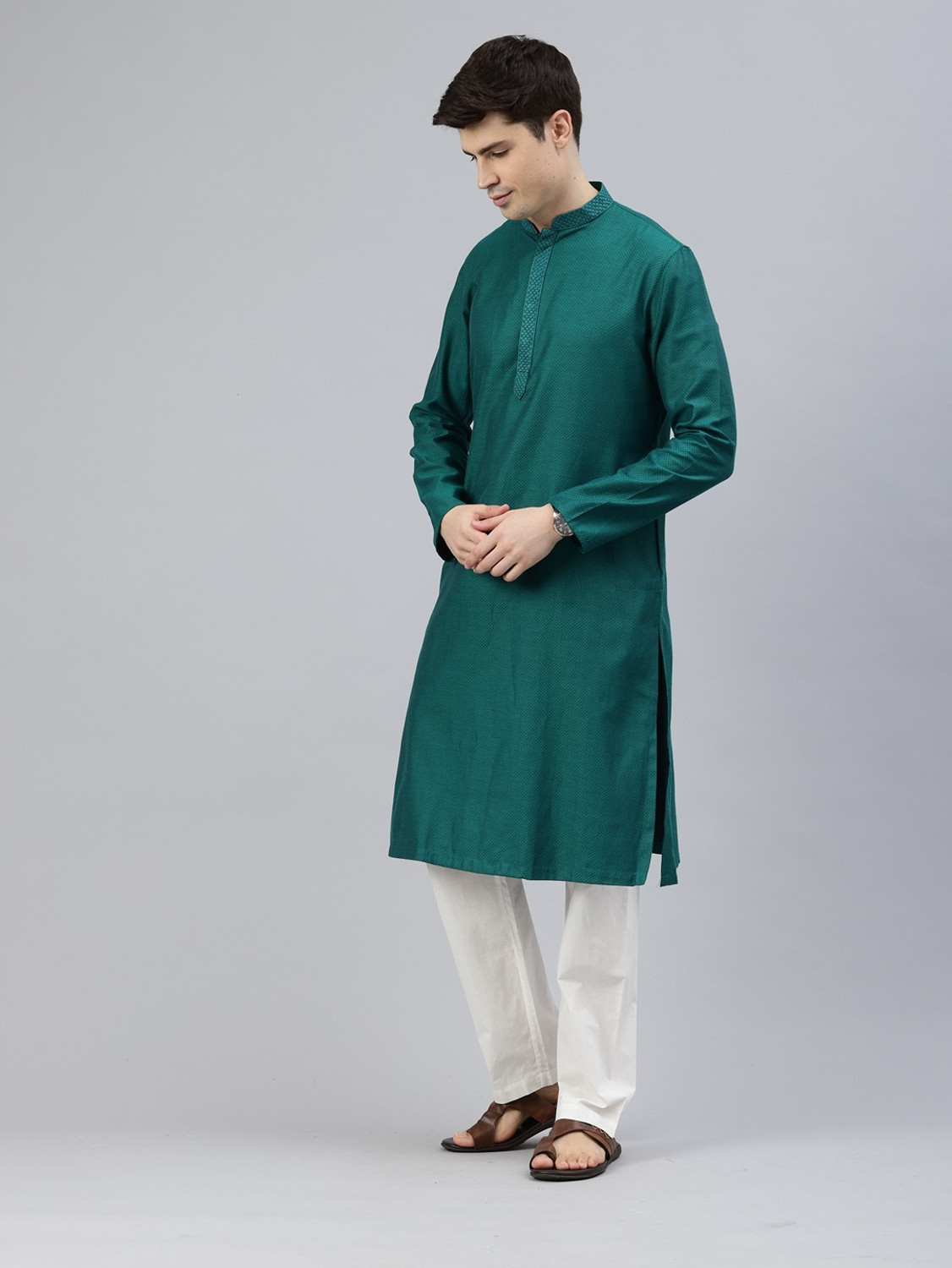 Image of Manthan Men Kurta Pyjama Set