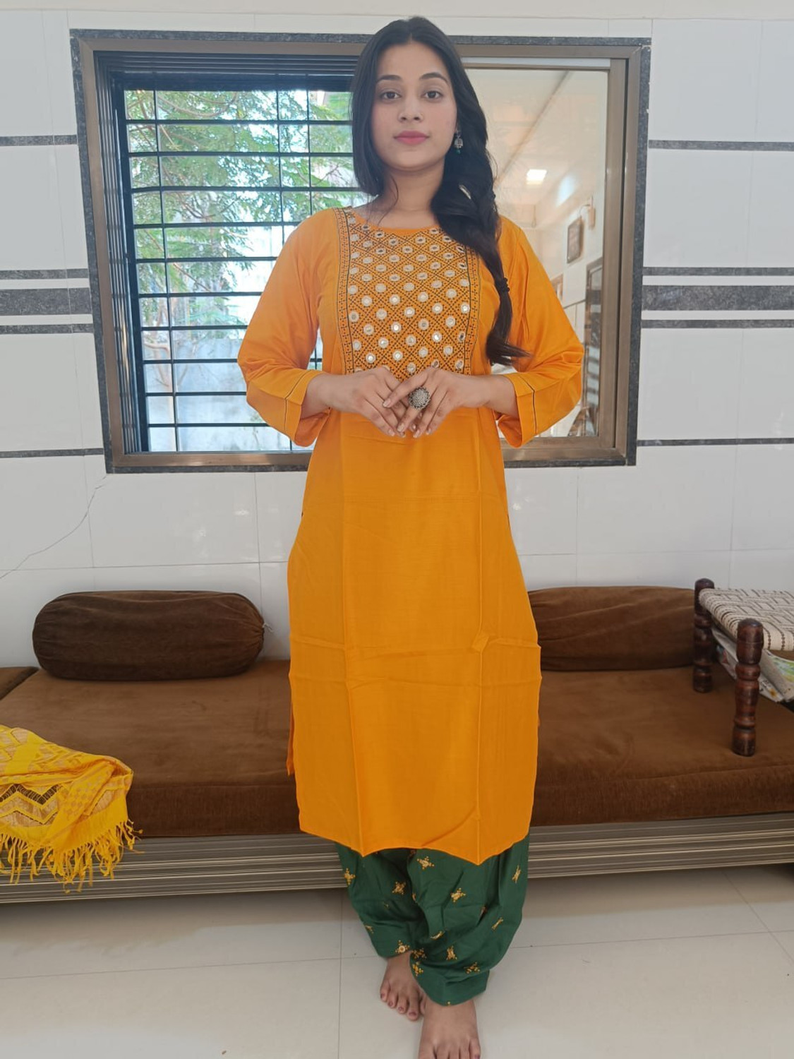 Image of UNIQUE EXPOT Women Kurta Patiala Dupatta Set