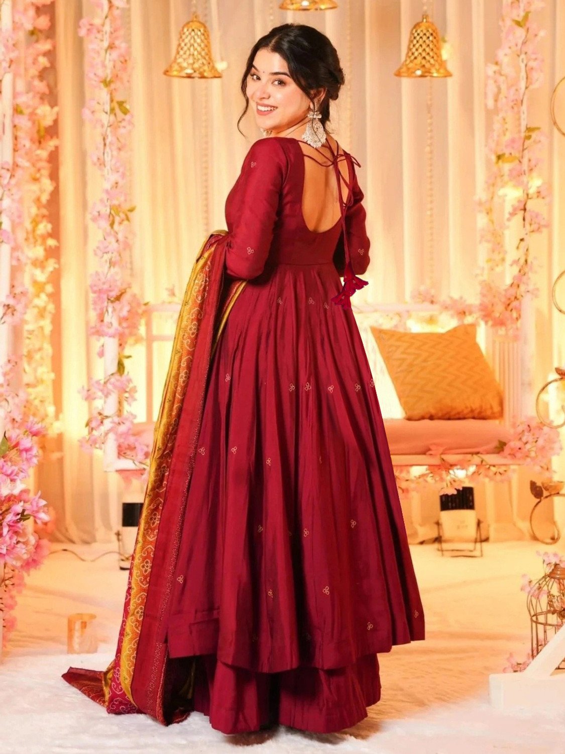 Image of PRASAANCREATION Women Kurta Pant Dupatta Set