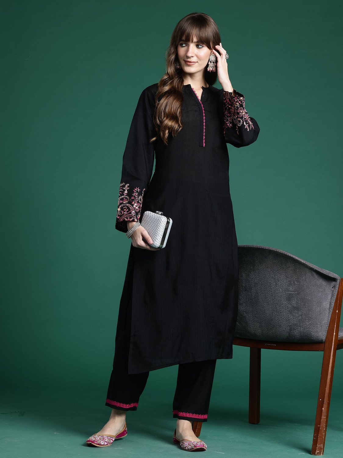 Image of Indo Era Women Kurta Pant Set