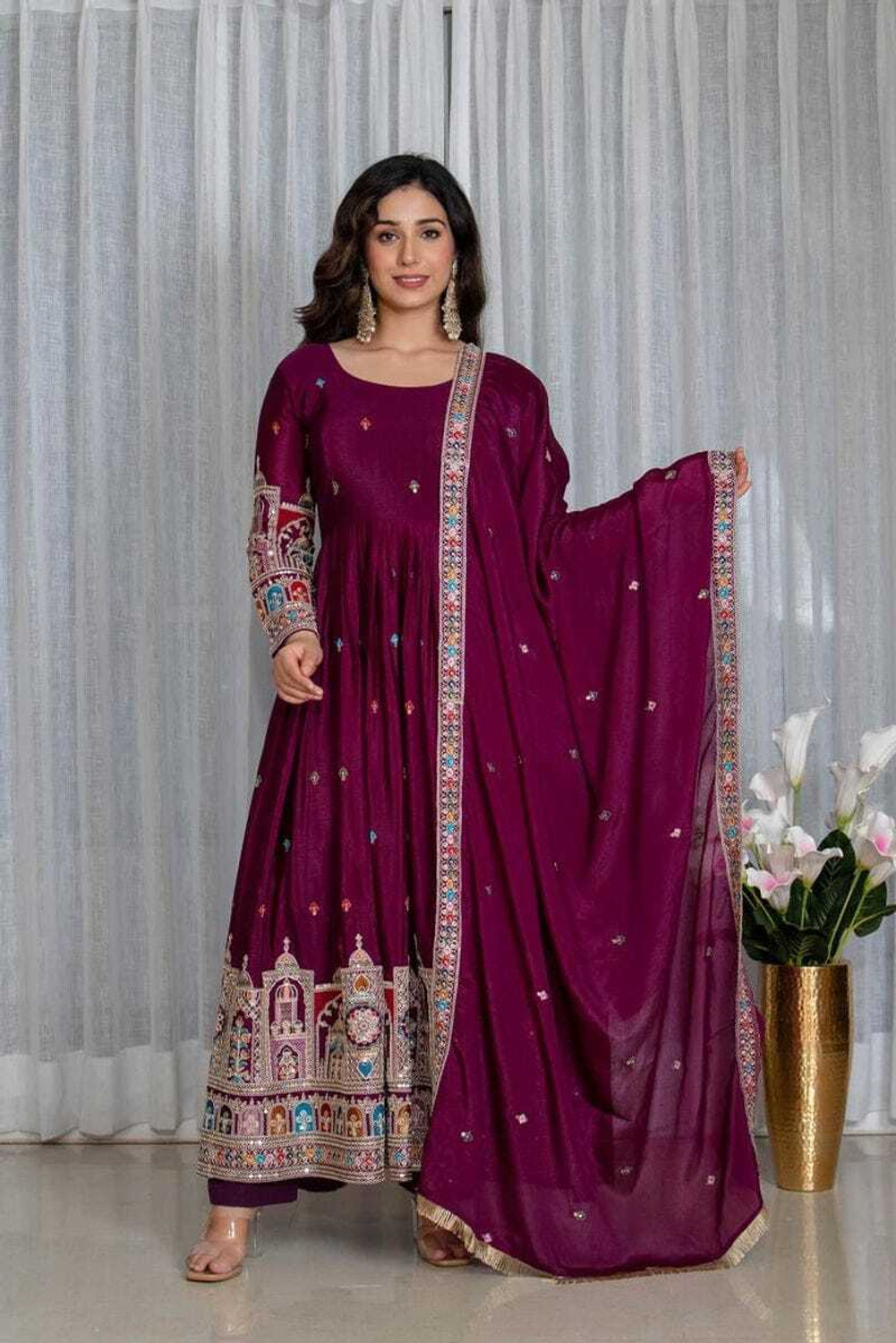 Image of Jay Gopal Tex Women Kurti Pant Dupatta Set