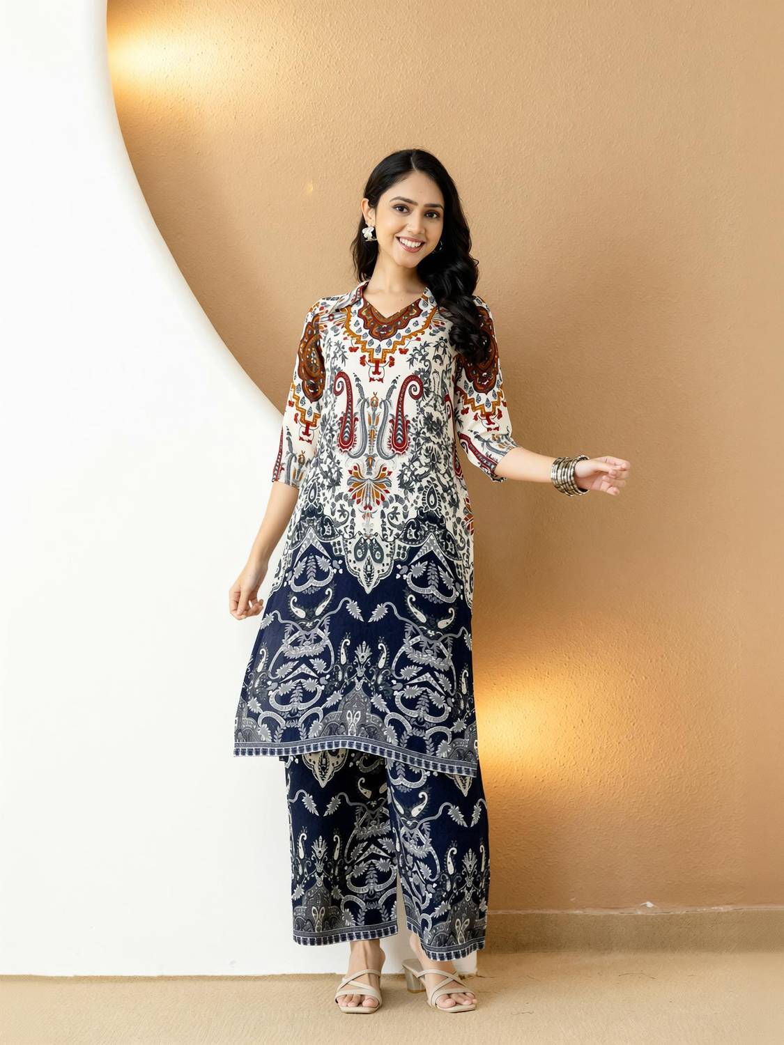 berrylicious Women Kurta Palazzo Set