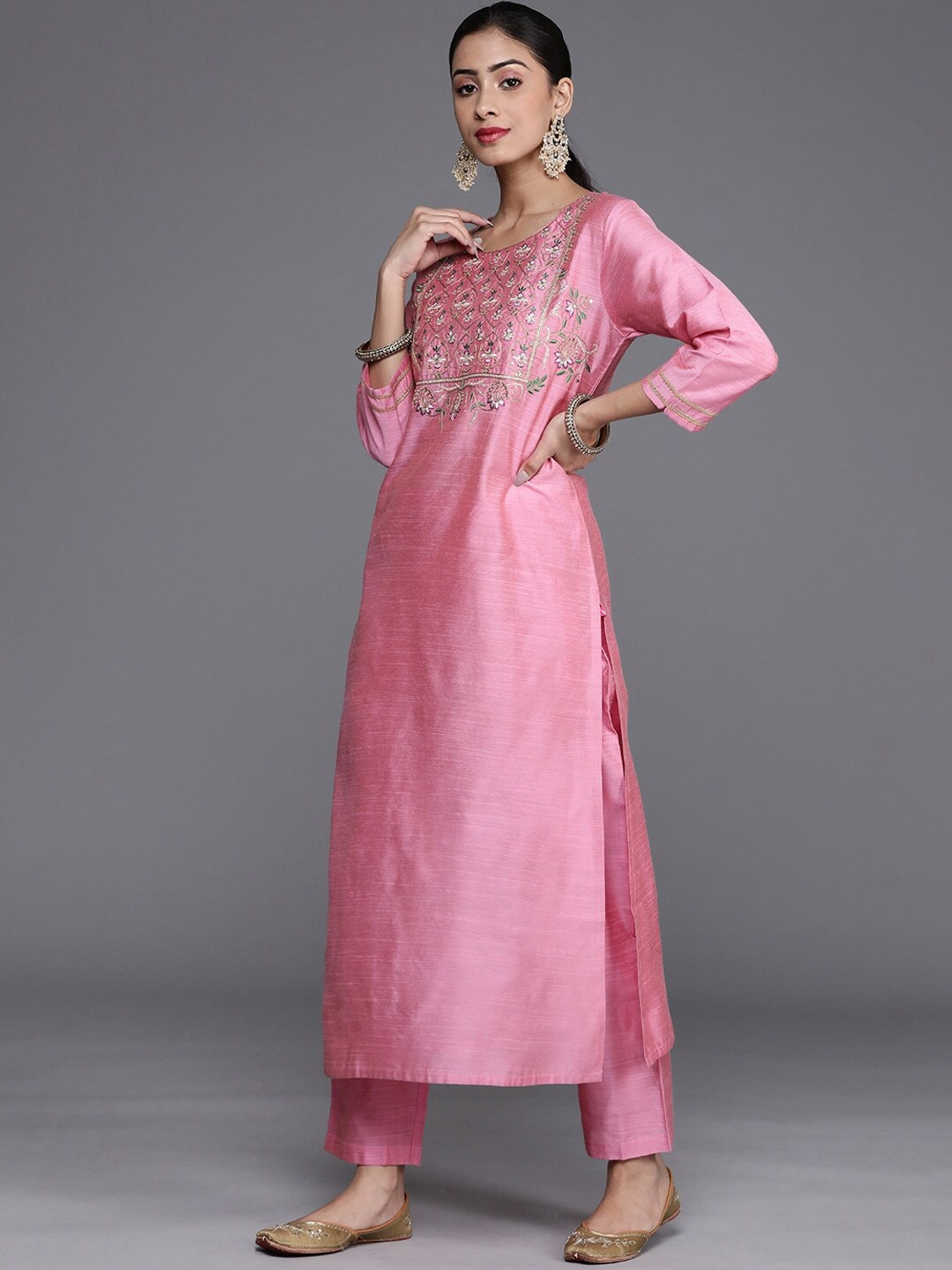 Image of Sanila Women Kurta Pant Dupatta Set