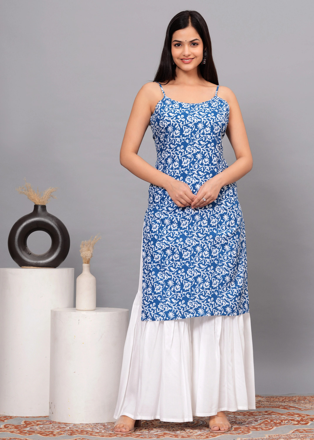 Image of KALADISH Women Kurta Sharara Set