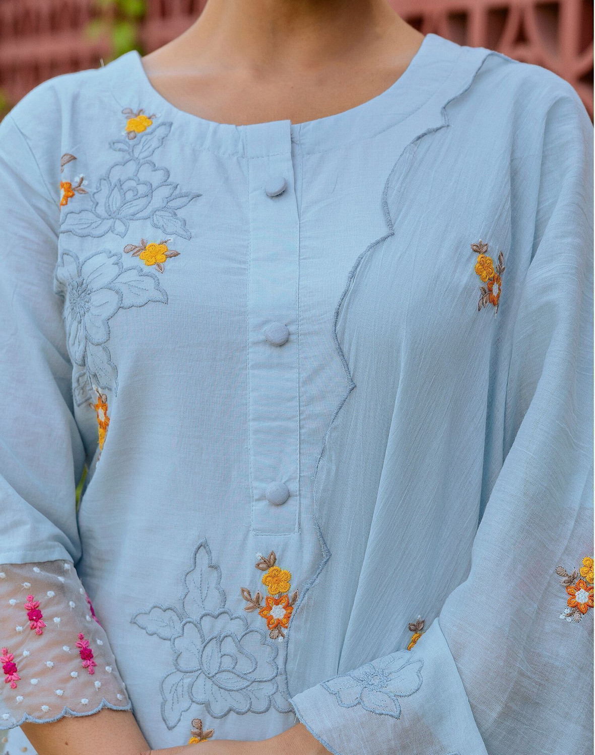 Image of Skylee Women Kurta Pant Dupatta Set