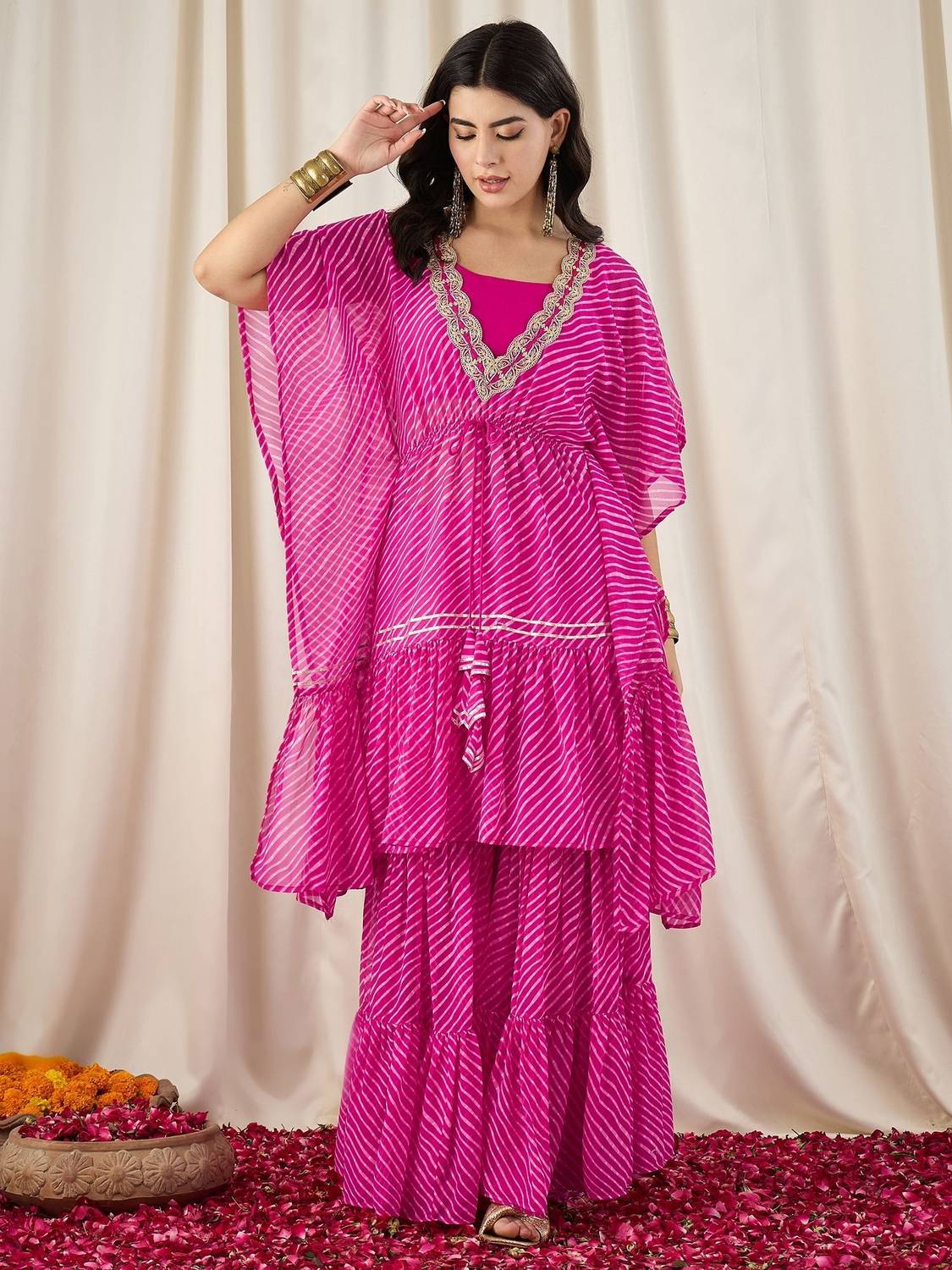 Aspora Women Kurta Sharara Set