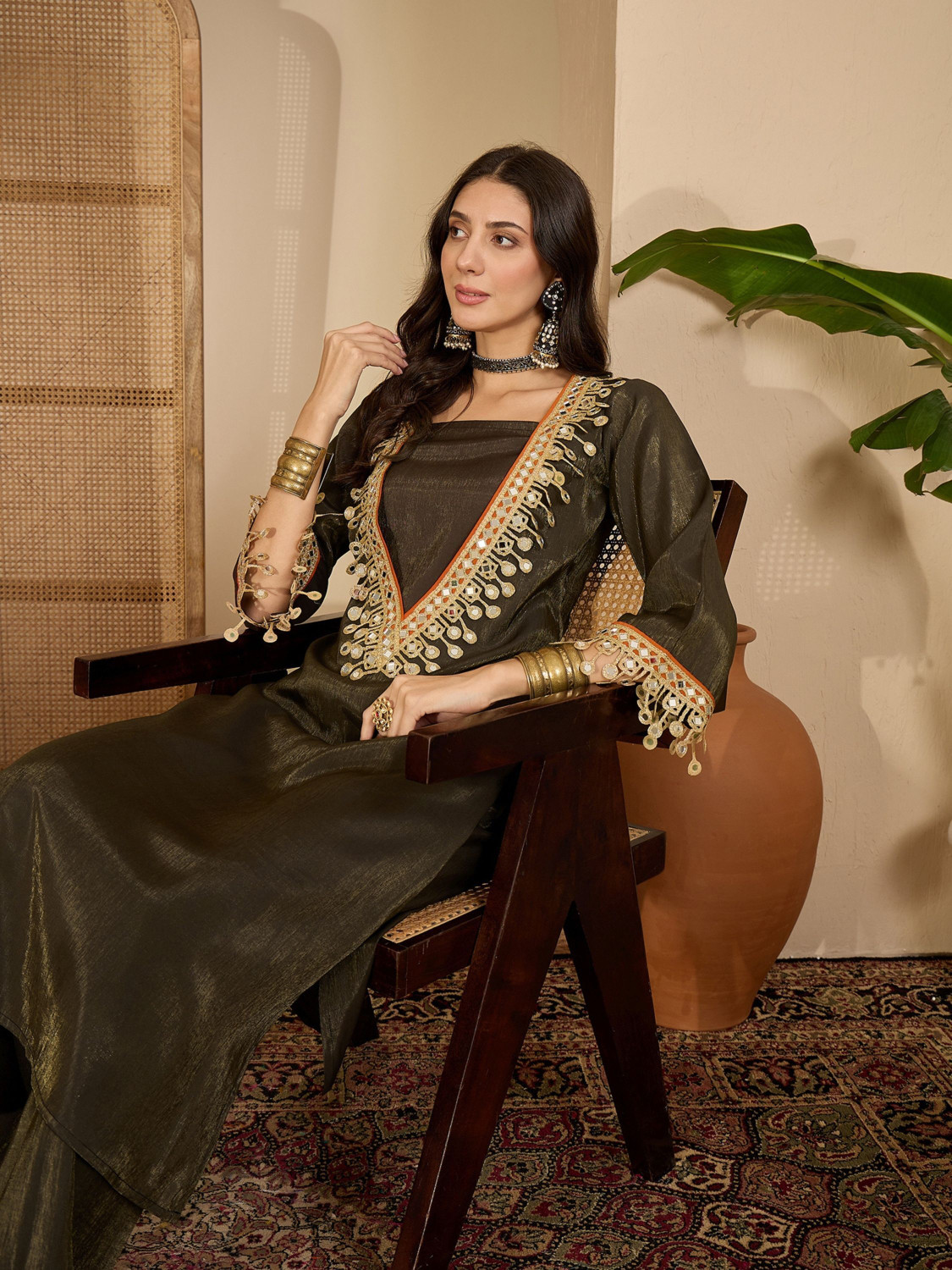 Youthnic Women Kurta Palazzo Set