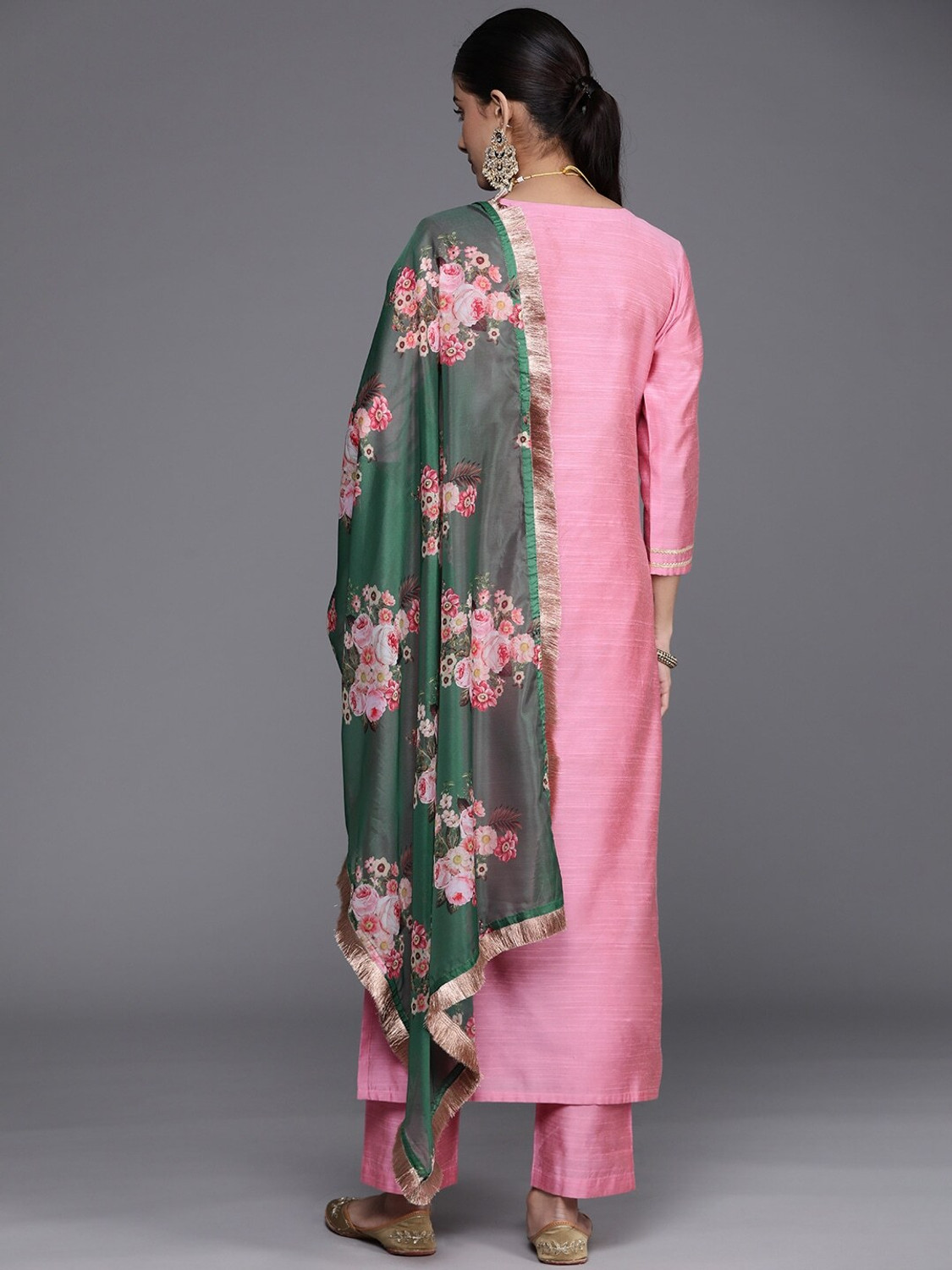 Image of Sanila Women Kurta Pant Dupatta Set