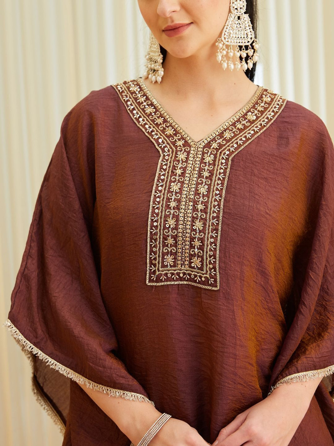 Image of MOKOSH Women Kaftan Palazzo Set