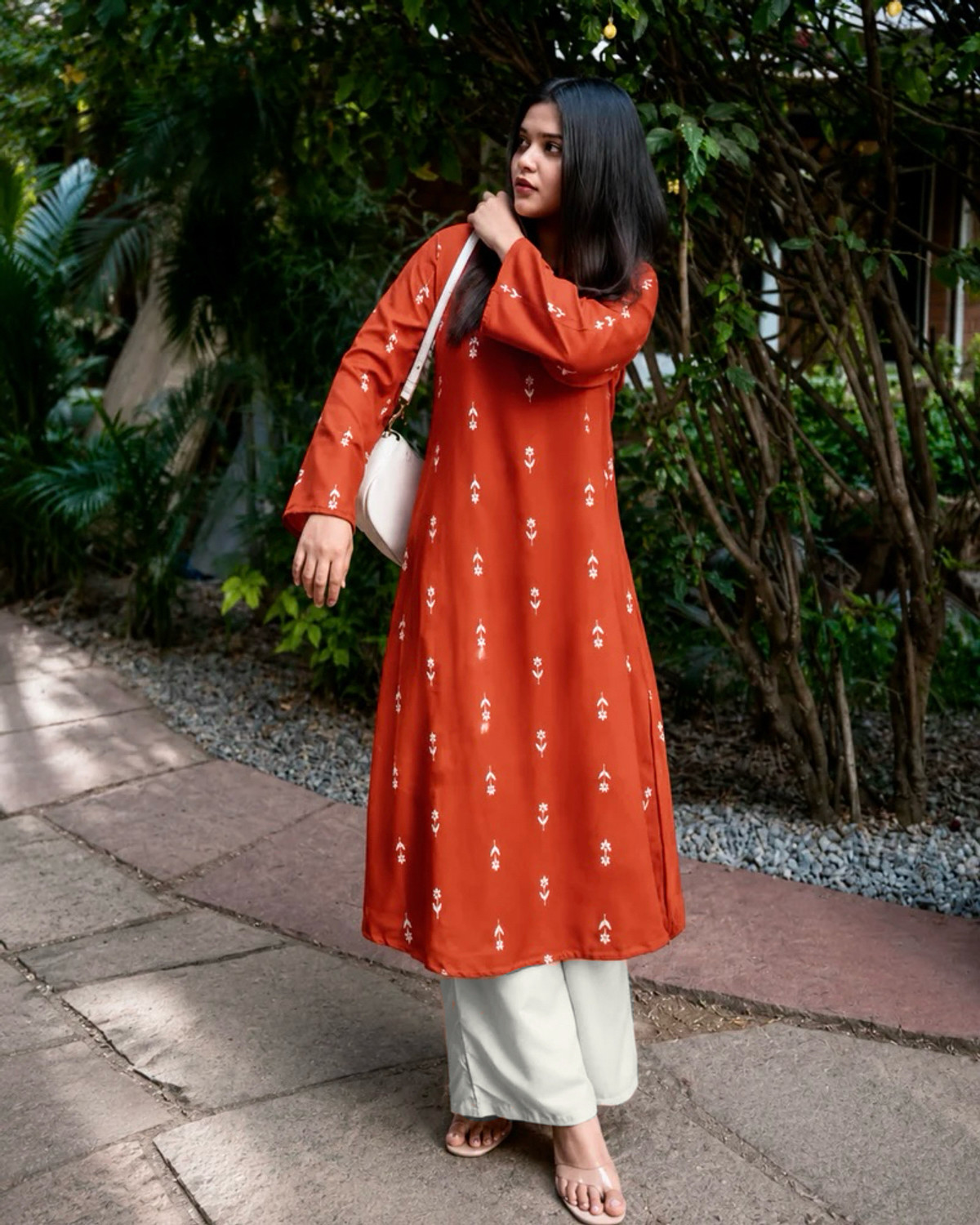 Image of SEAKART Women Kurta Palazzo Set