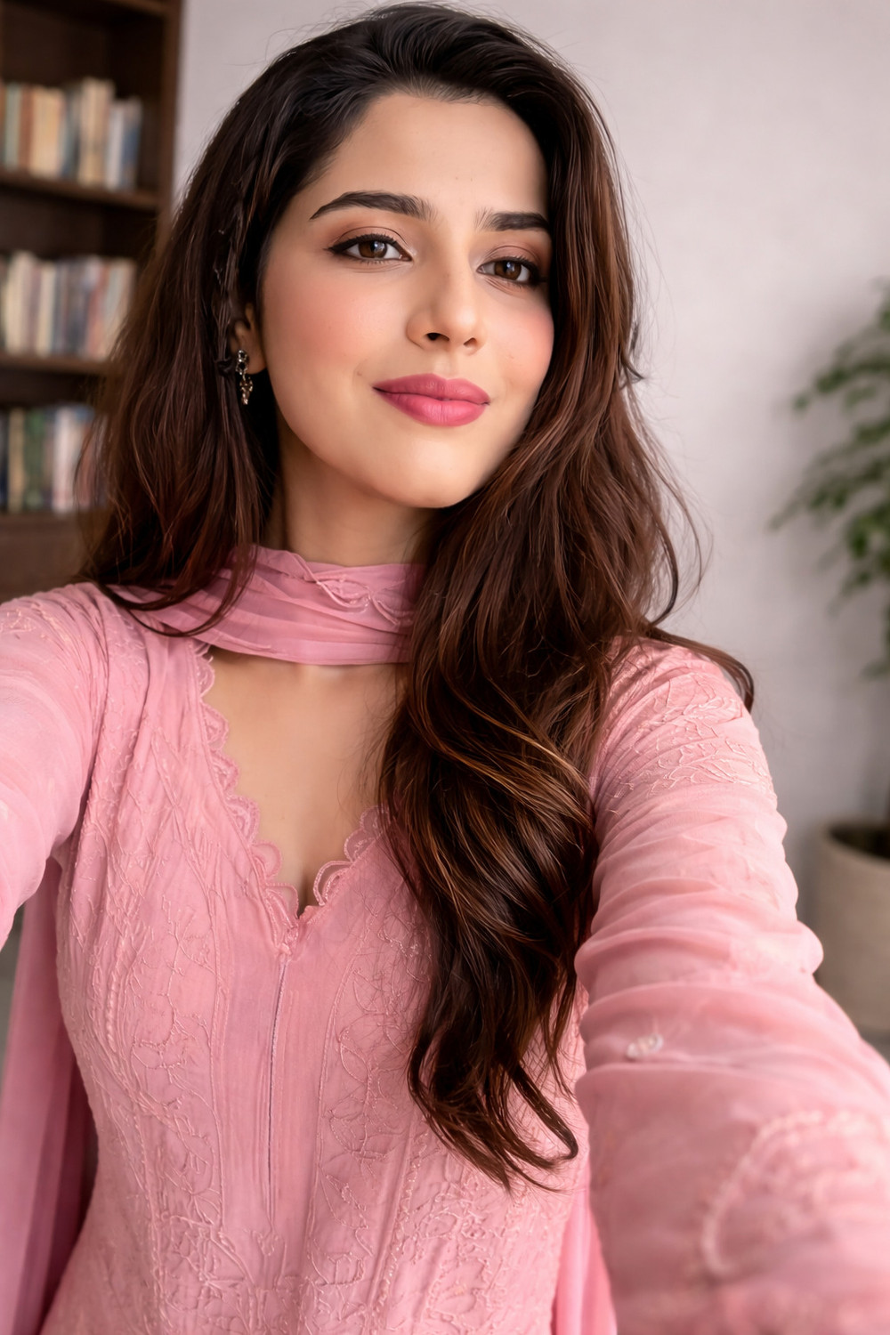 Image of SB EXIM Women Kurta Palazzo Dupatta Set