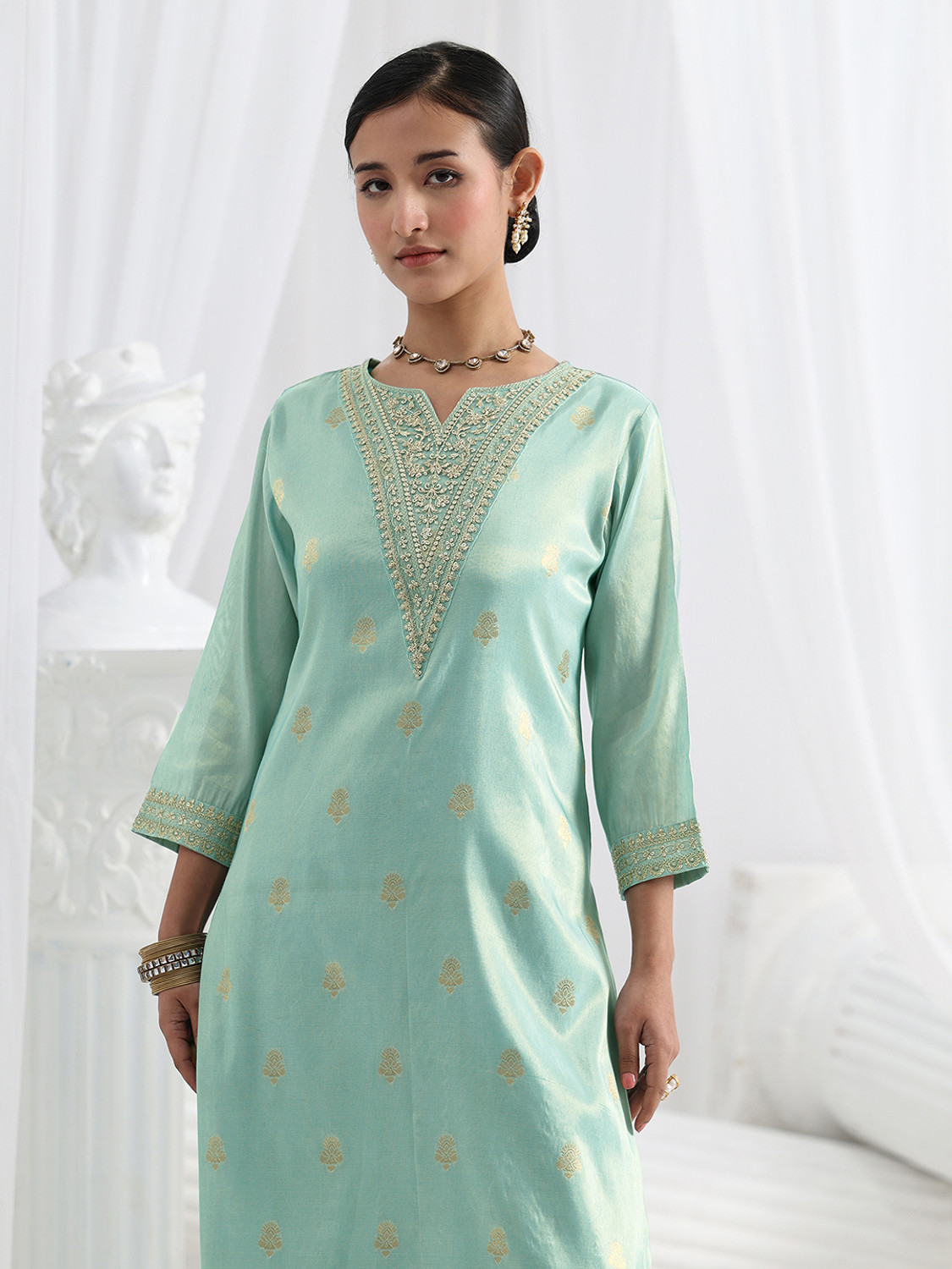 Image of LIBAS Women Kurta Pant Dupatta Set