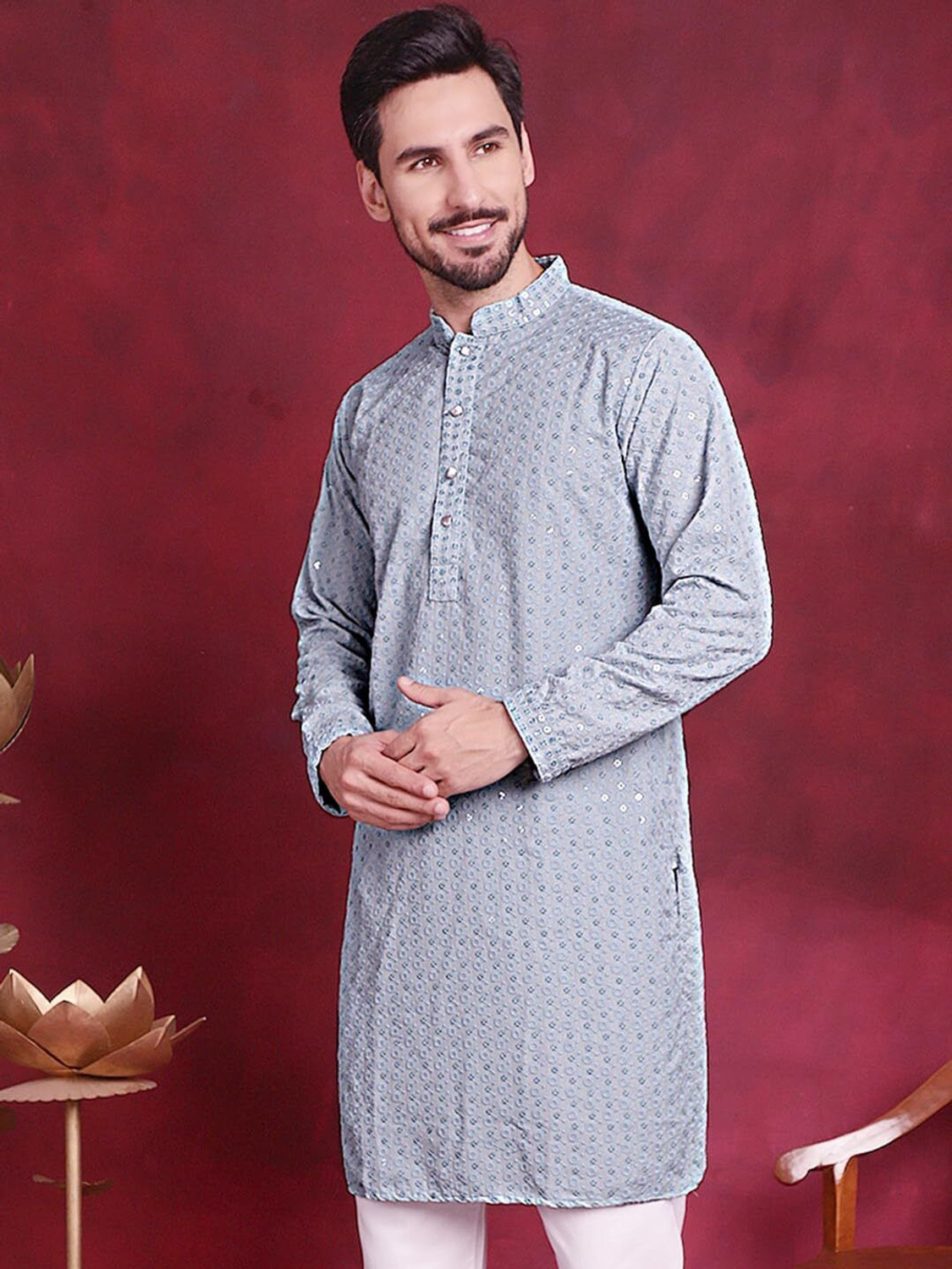 Image of Almora Men Kurta Pyjama Set