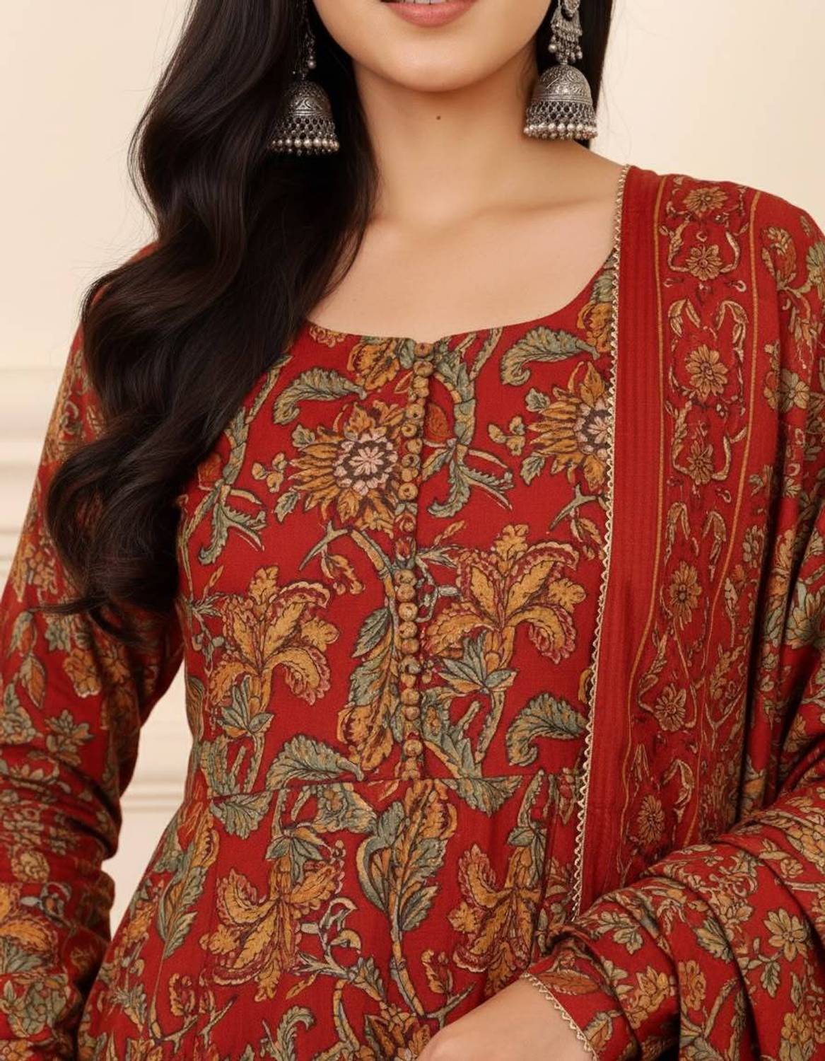 AZMIRA Women Kurta Palazzo Dupatta Set - Image 4