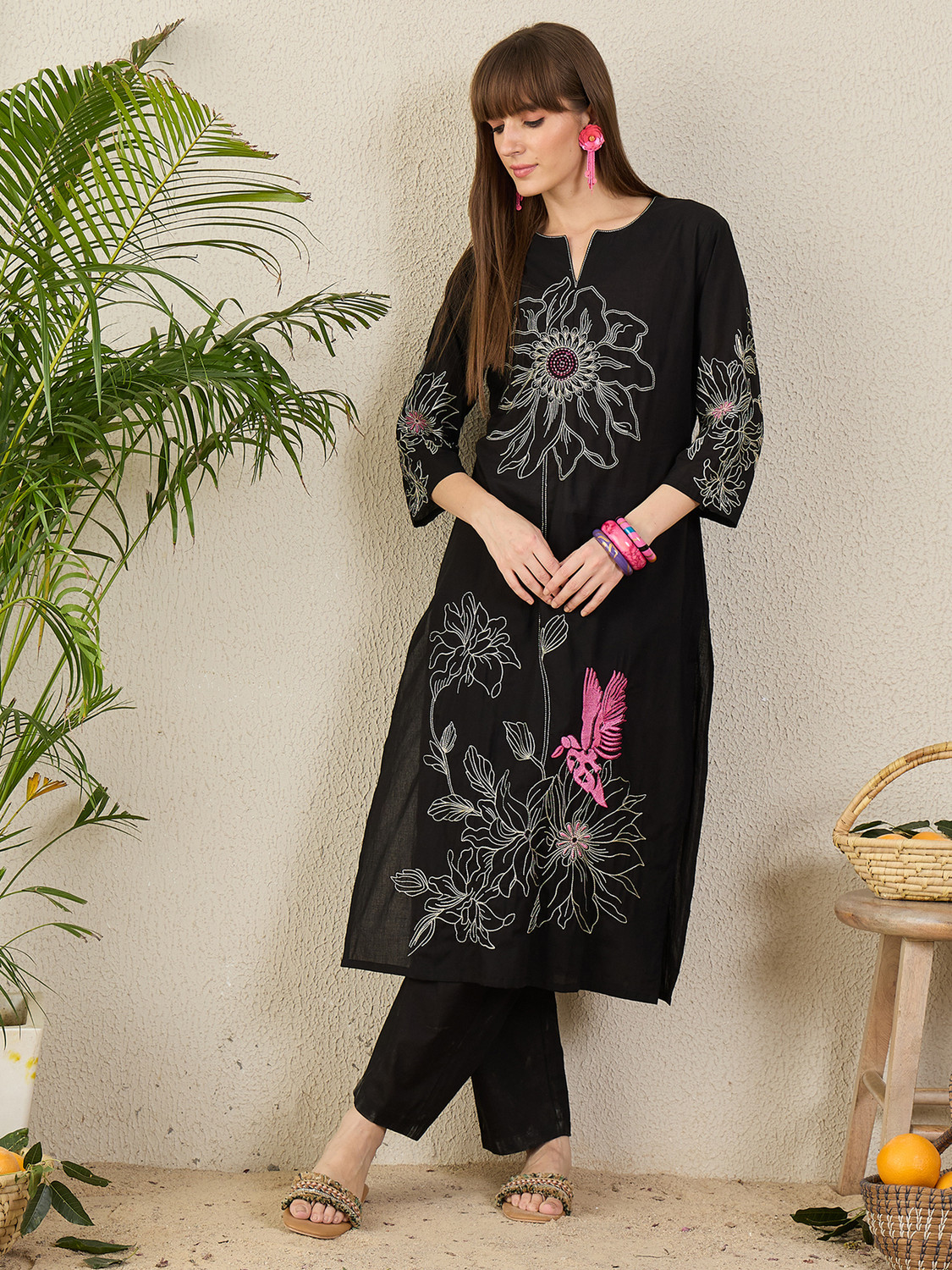Image of Indo Era Women Kurta Pant Set