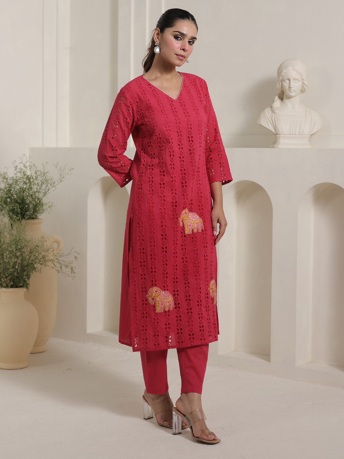 Image of Indo Era Women Kurta Pant Set