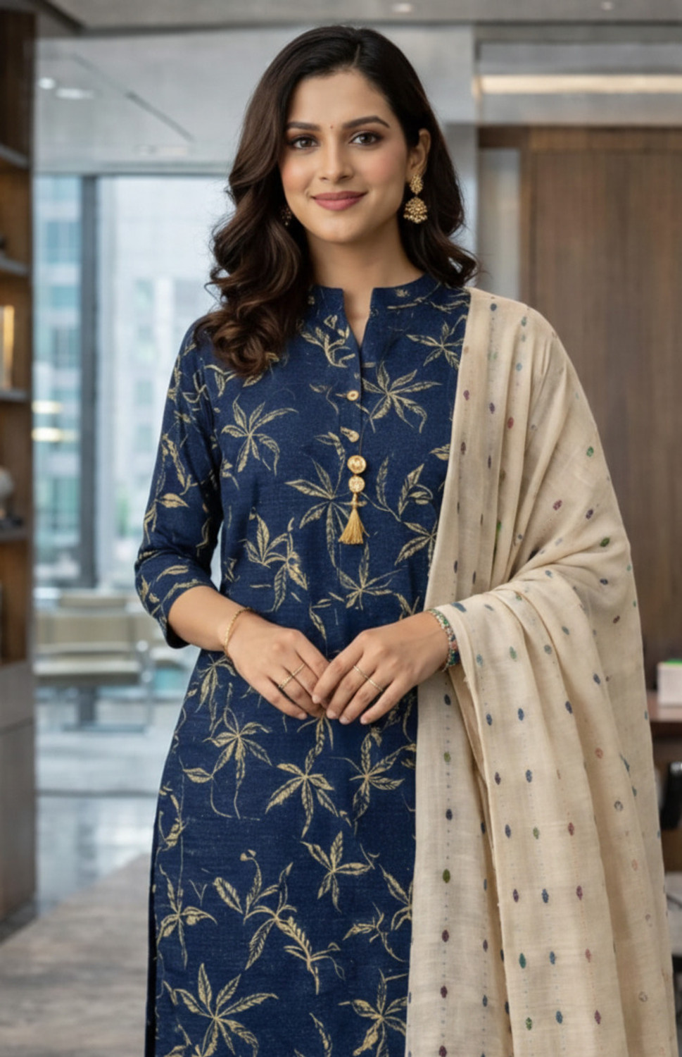Image of sagun Women Kurta Pant Dupatta Set