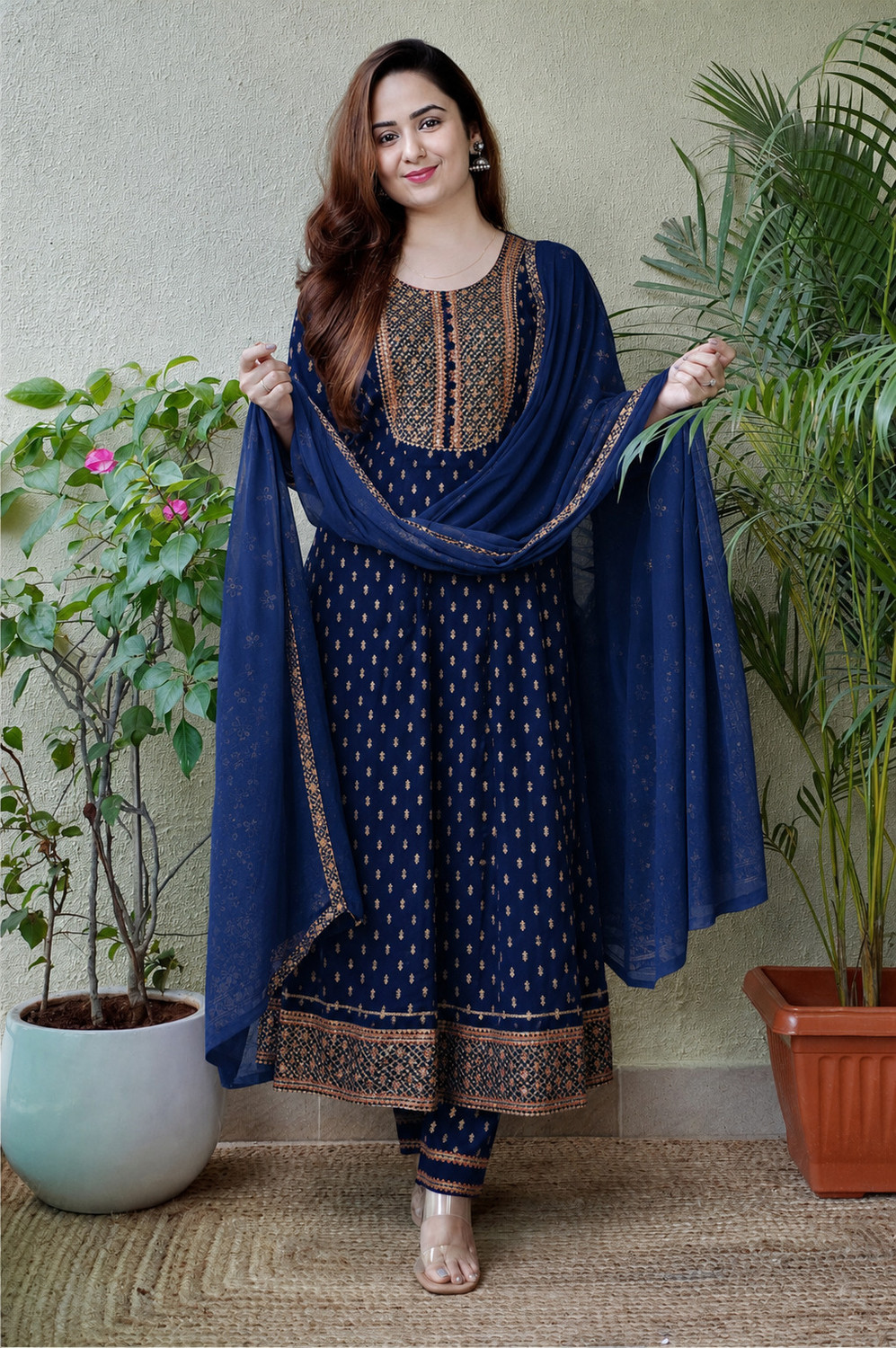 Image of Queens Fab Women Kurta Pant Dupatta Set