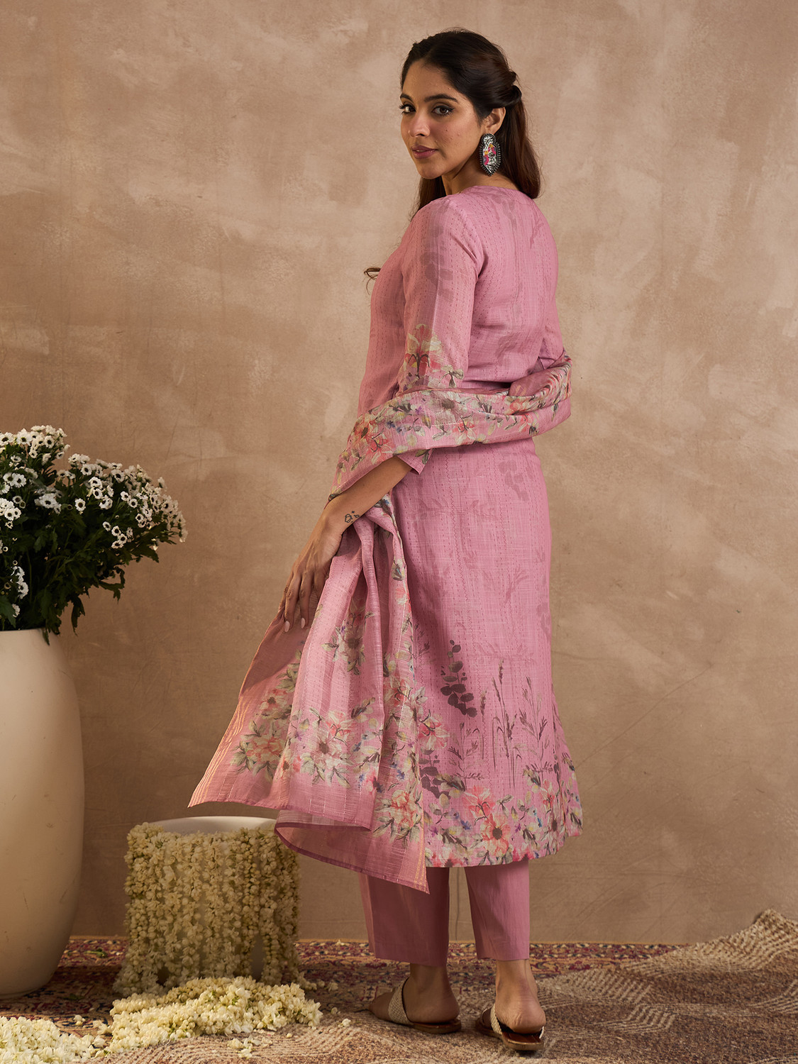 Image of Indo Era Women Kurta Pant Dupatta Set