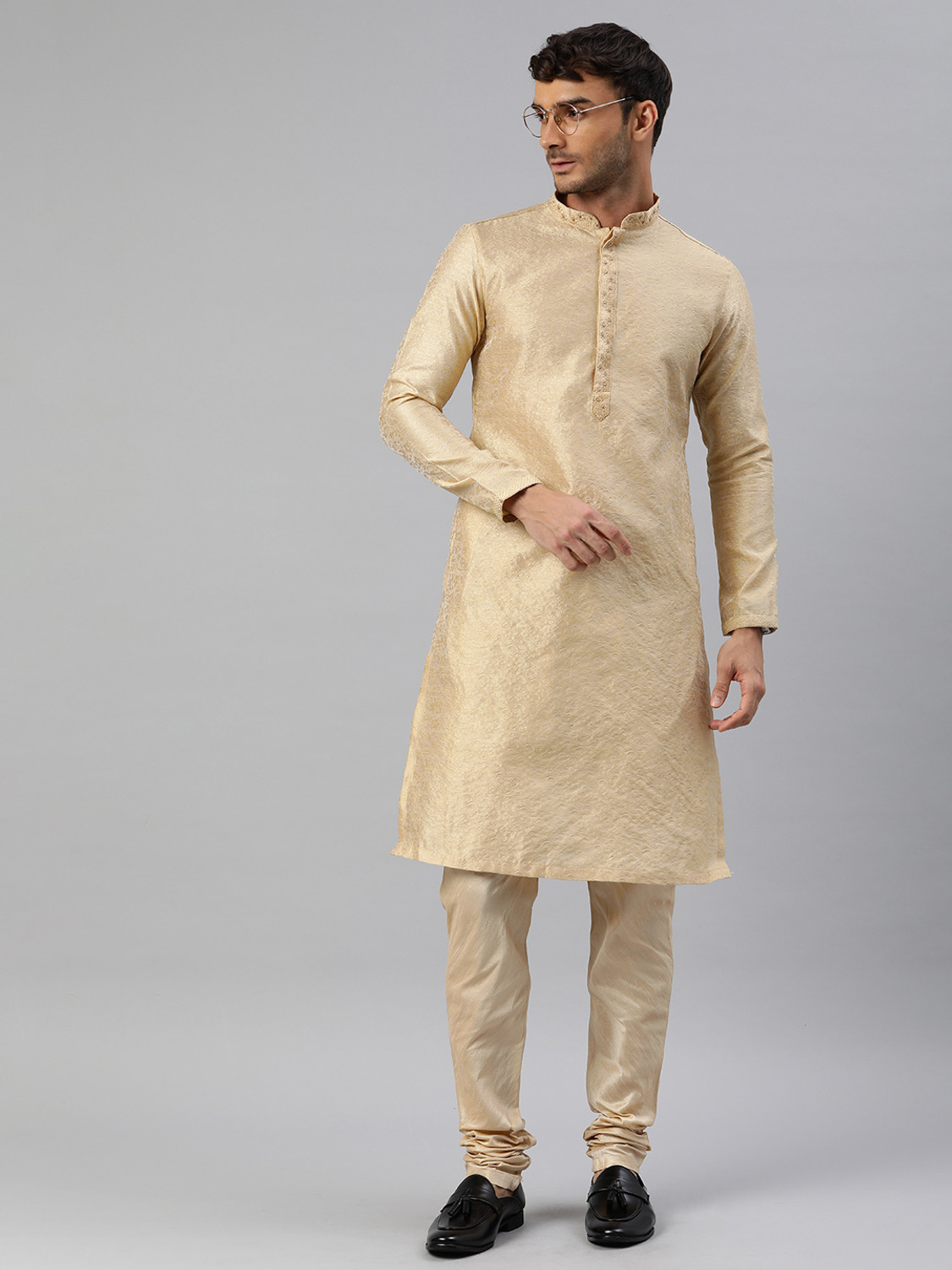 Image of Manthan Men Kurta Churidar Set