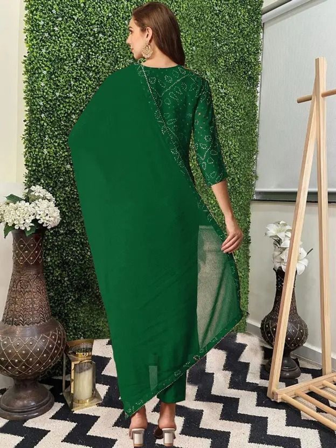Image of RAJAPARA CREATION Women Kurta Pant Dupatta Set