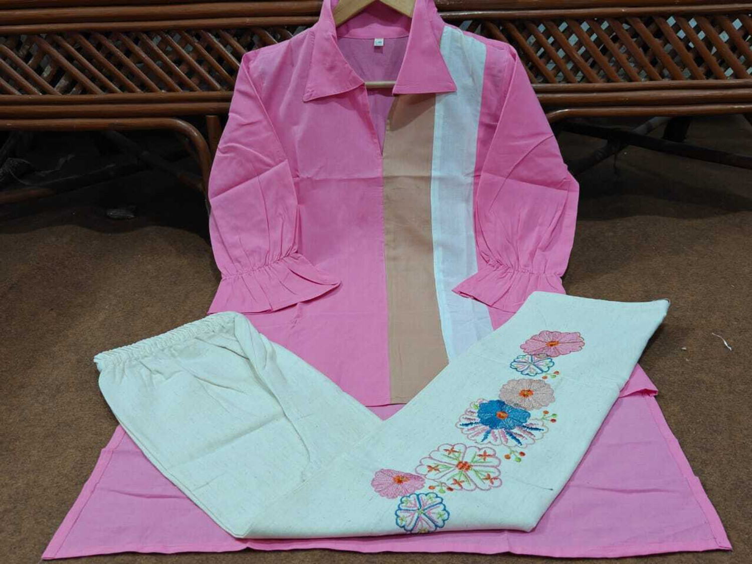 Image of MAHADEV CREATION Women Kurti Palazzo Set