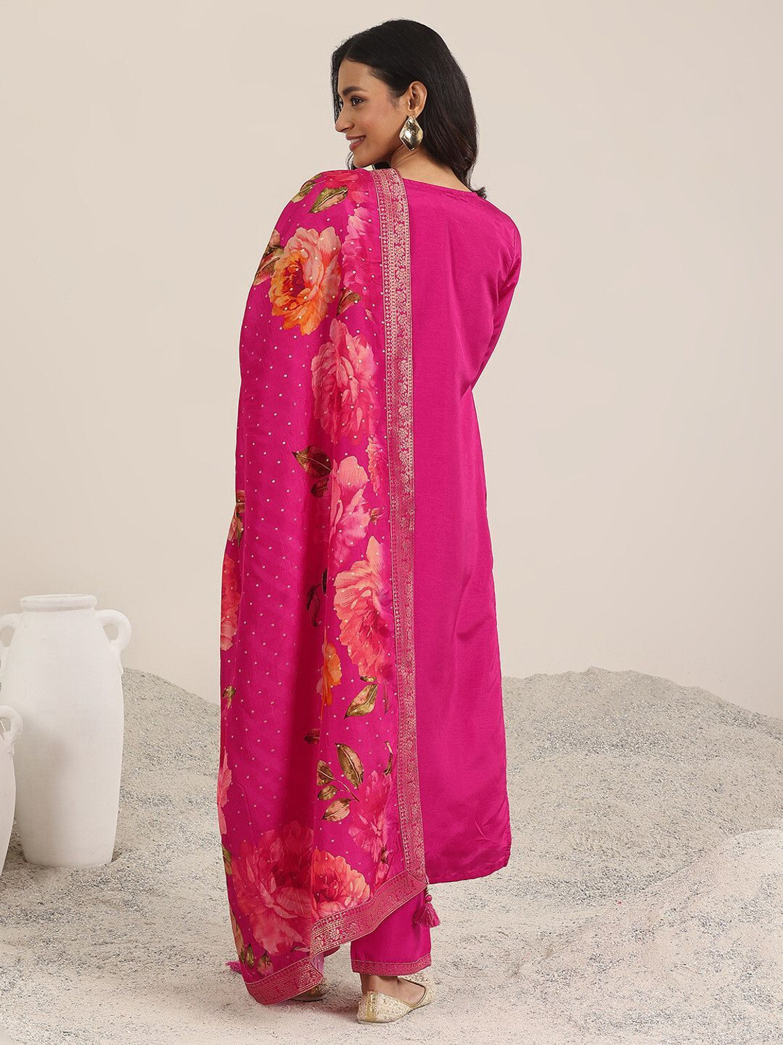 Image of LIBAS Women Kurta Pant Dupatta Set