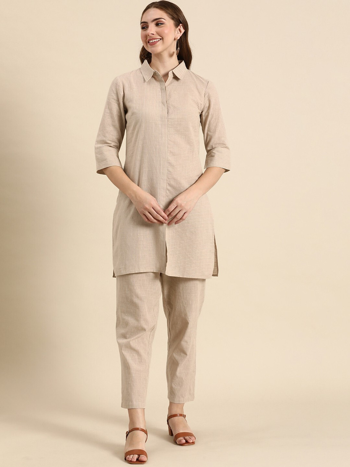 Image of ANOUK Women Kurti Pant Set