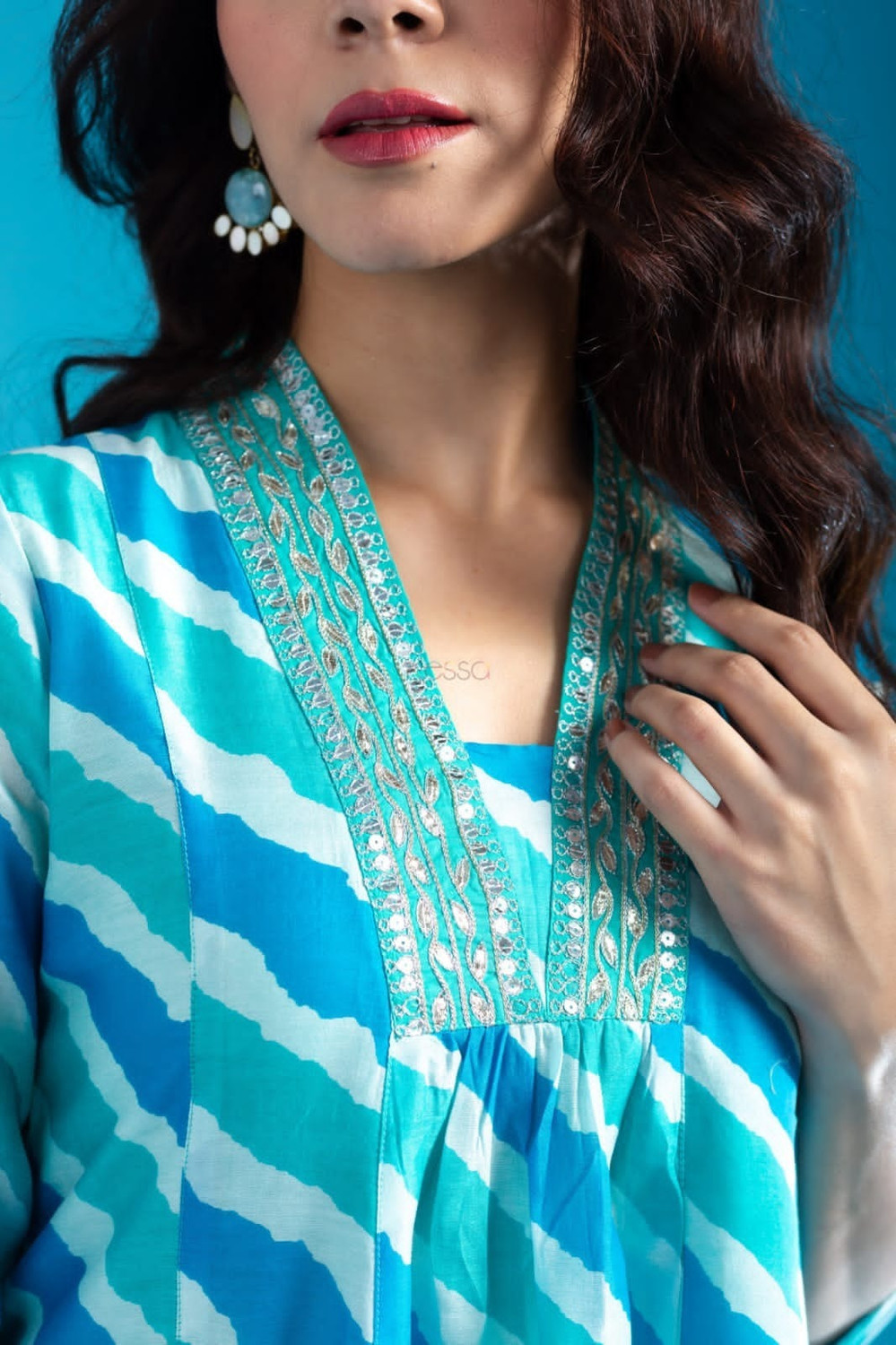 Image of MAS Women Kurti Pant Set