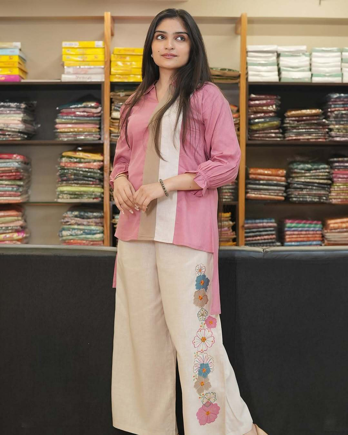 Image of MAHADEV CREATION Women Kurti Palazzo Set