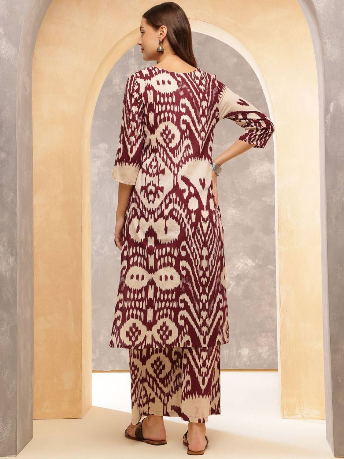 Image of FABUNNA COTTON Women Kurta Pant Set
