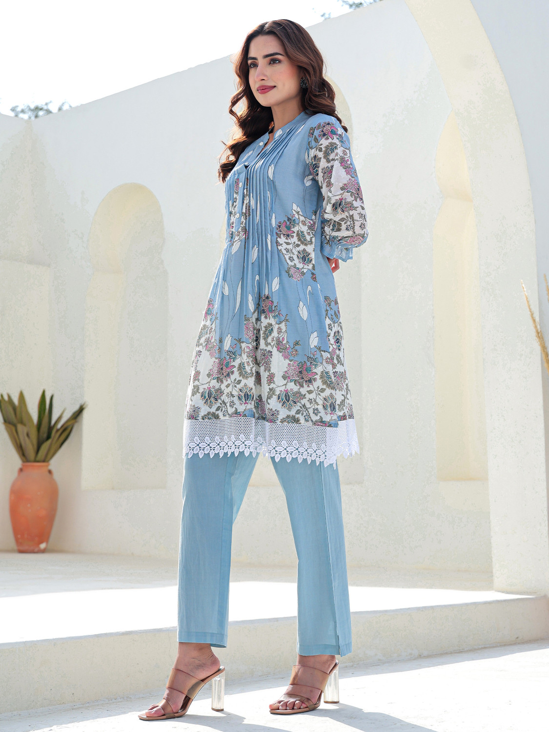 Image of Indo Era Women Kurta Pant Set