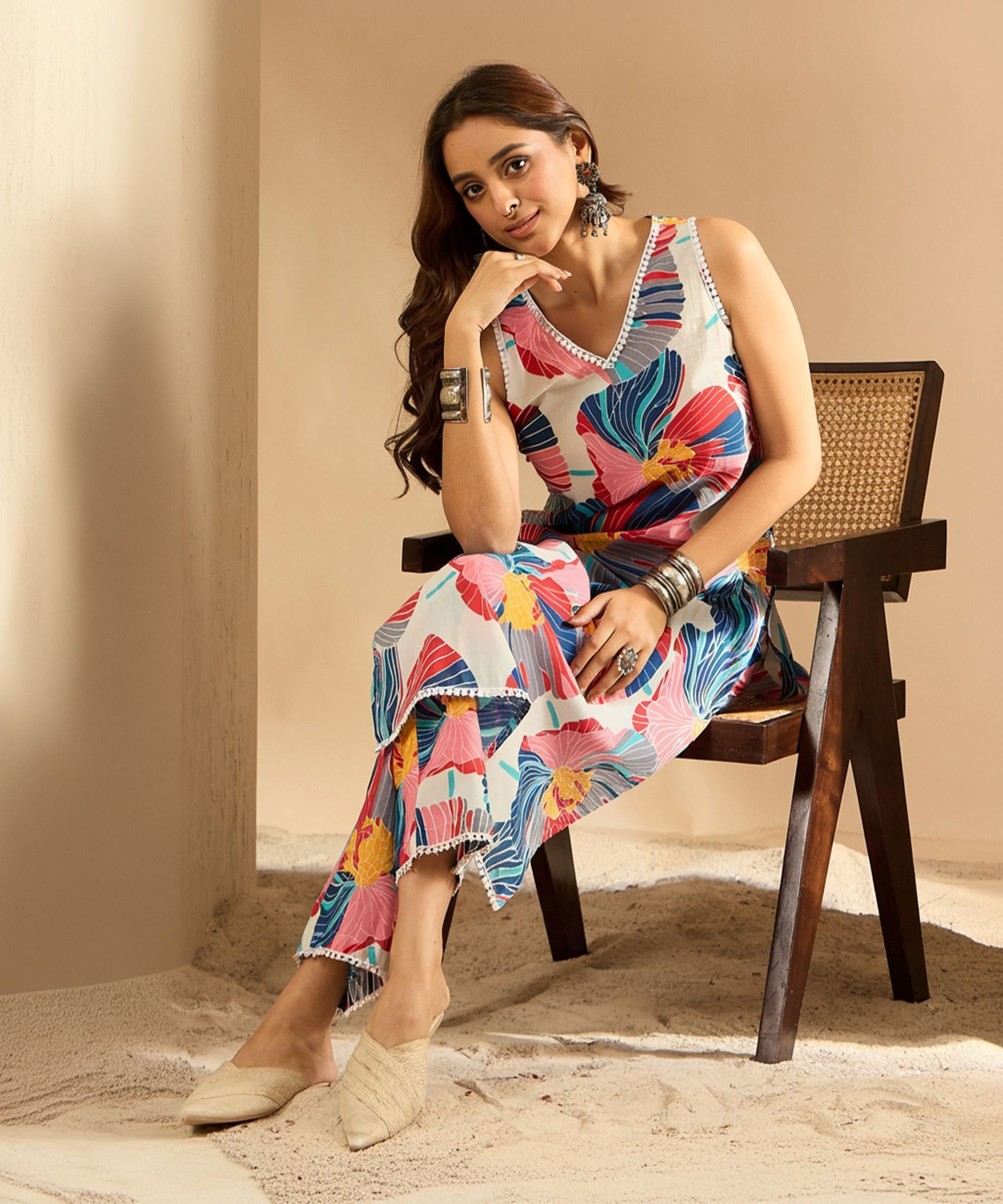 Image of Indo Era Women Kurta Pant Set