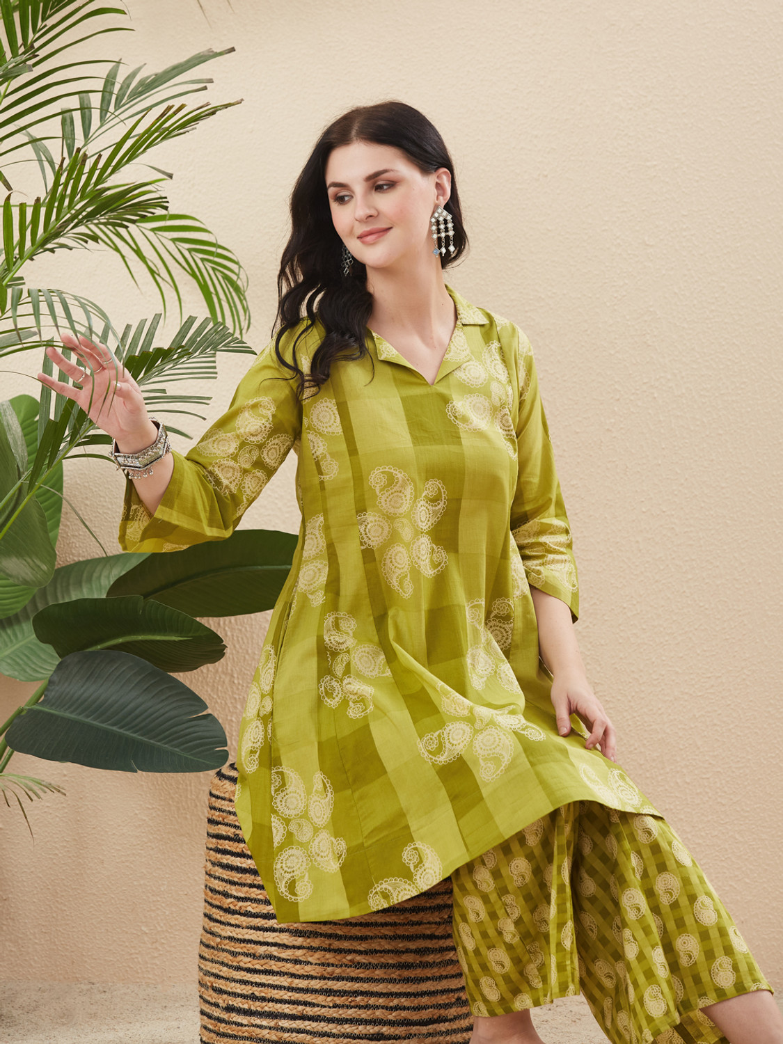 MOKOSH Women Kurta Palazzo Set