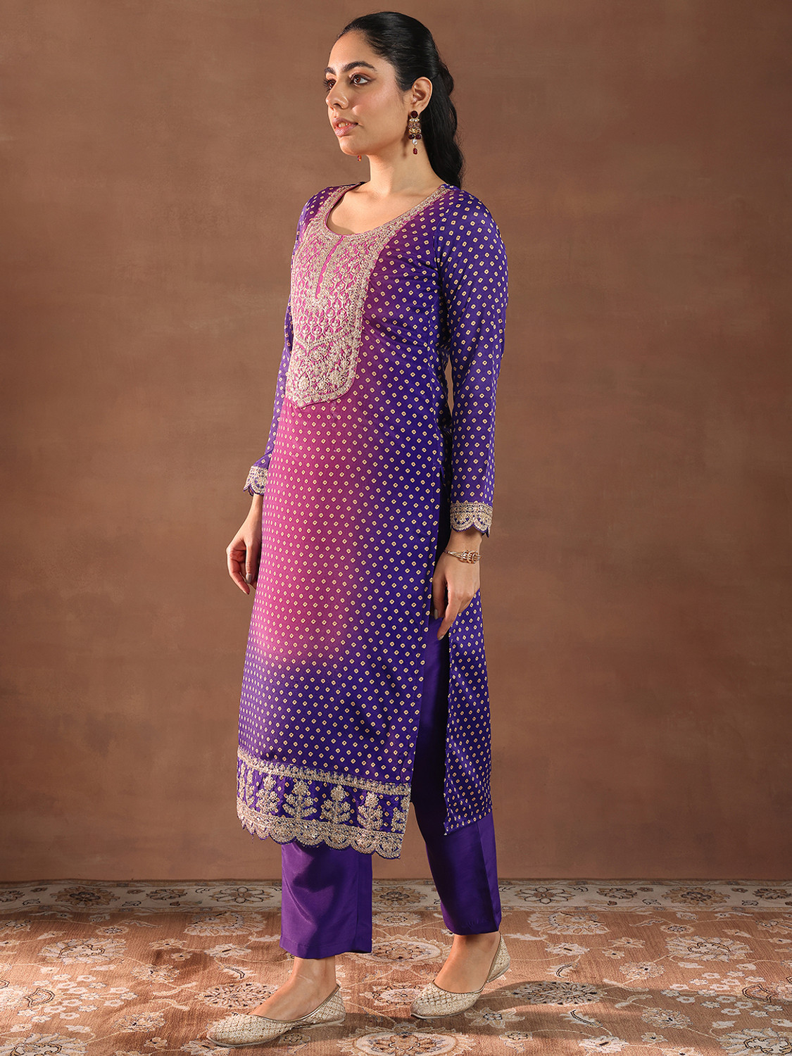 Image of LIBAS Women Kurta Pant Dupatta Set