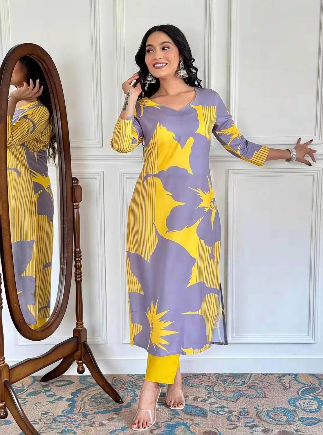 Lugru Collection Women Kurta Pant Set