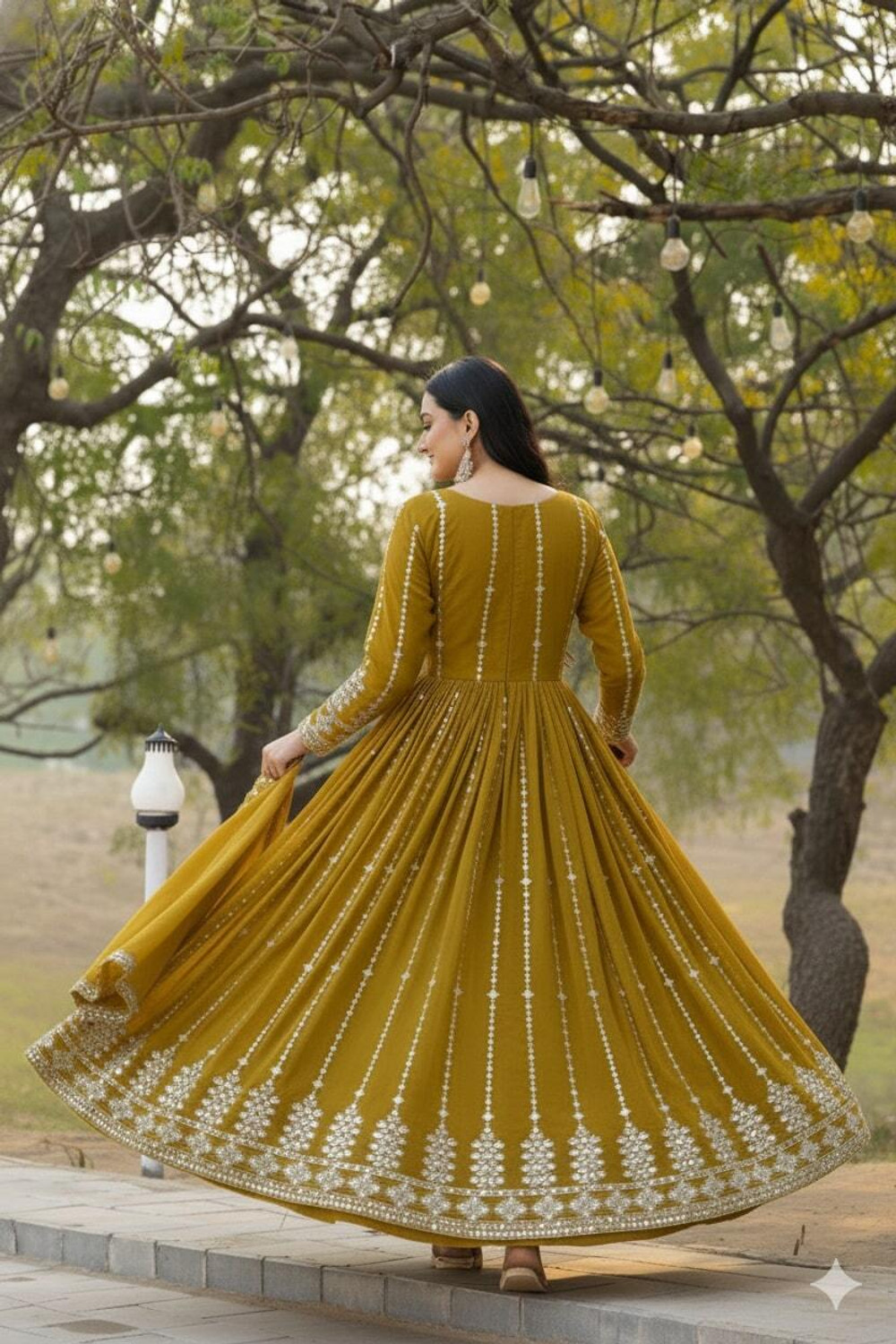 Image of Tasrika Women Georgette Kurta Pant Dupatta Set