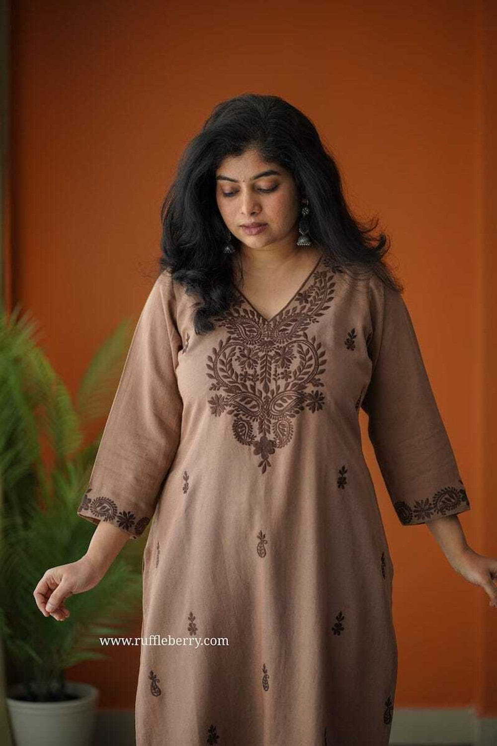Image of Womenwardrobe Women Kurti Pant Set