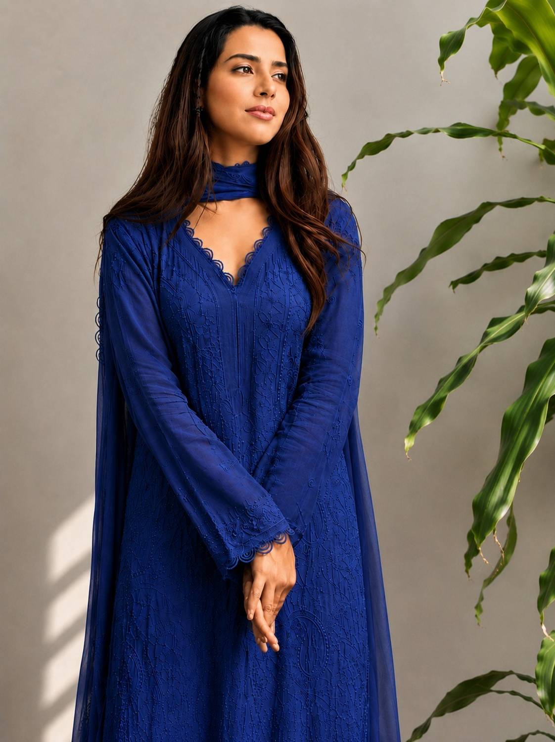 KUBRICKA Women Kurta Palazzo Dupatta Set 37 ml - Image 1