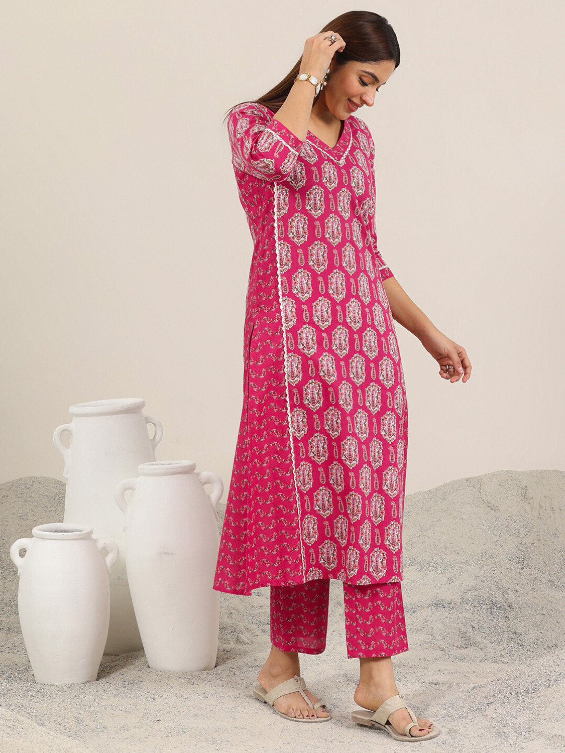 Image of LIBAS Women Kurta Pant Set