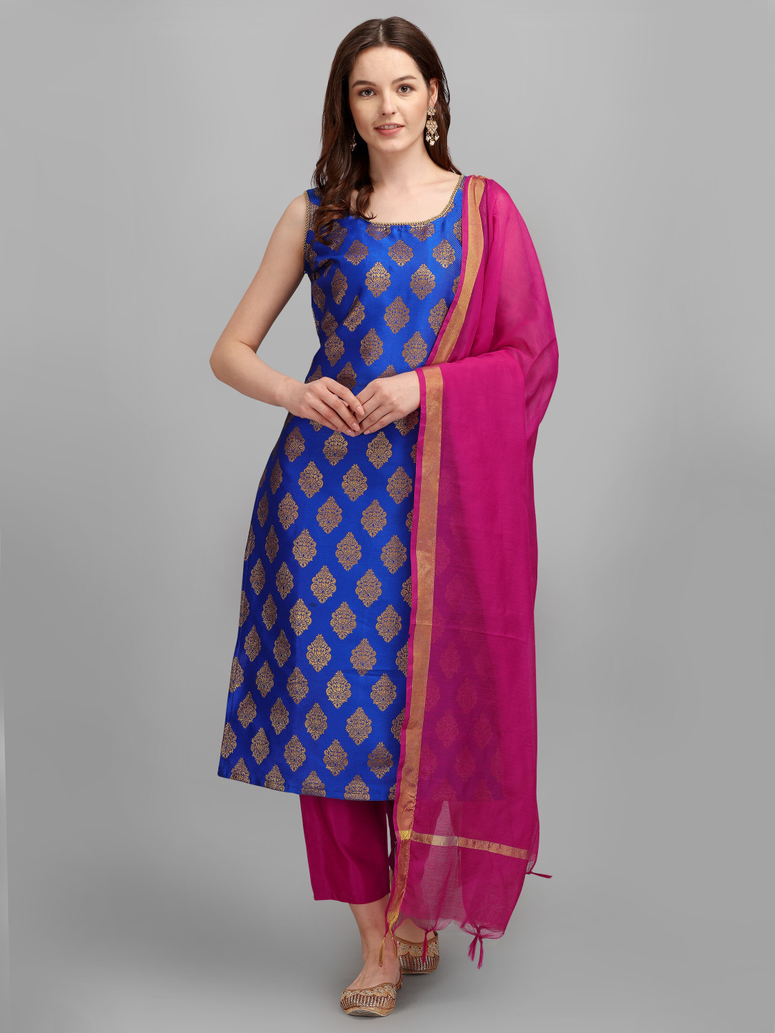 Image of VredeVogel Women Kurta Pant Dupatta Set