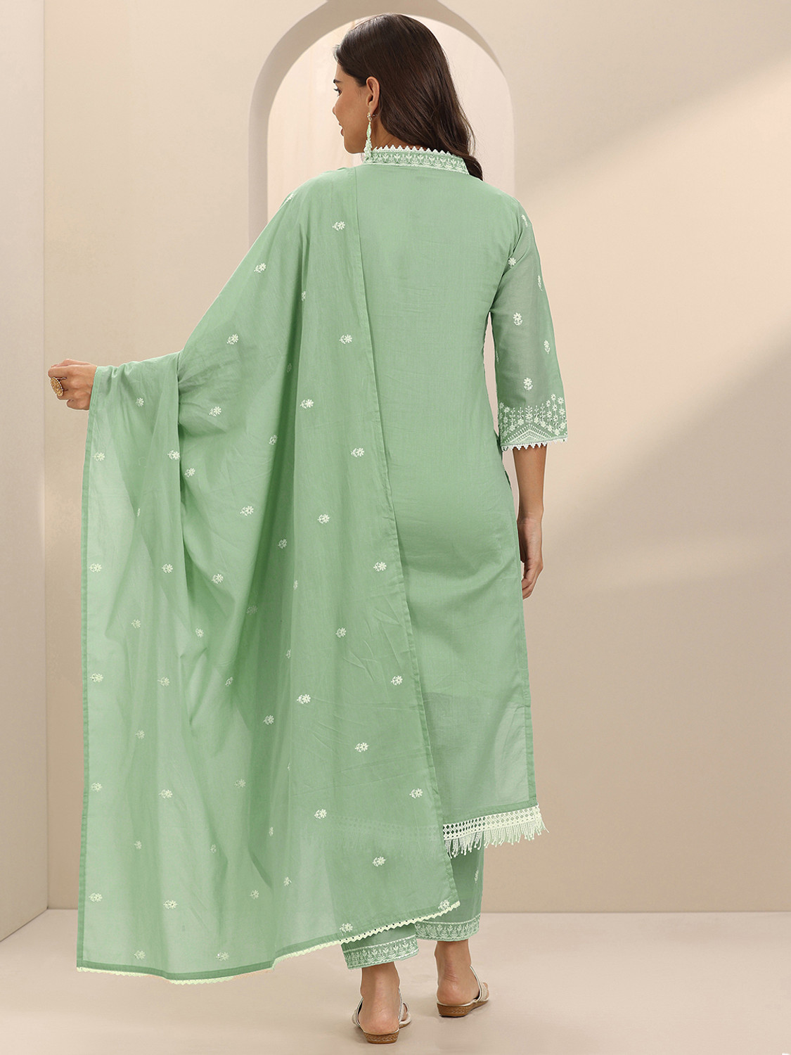 Image of LIBAS Women Kurta Pant Dupatta Set