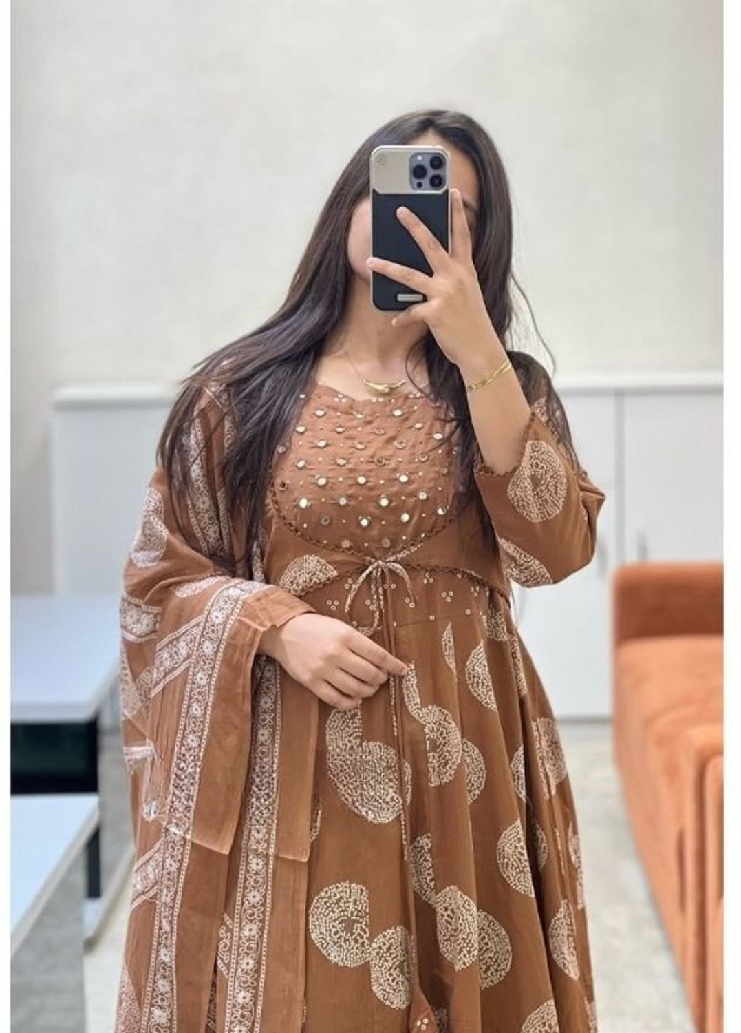 Image of r n Women Kurta Dupatta Set